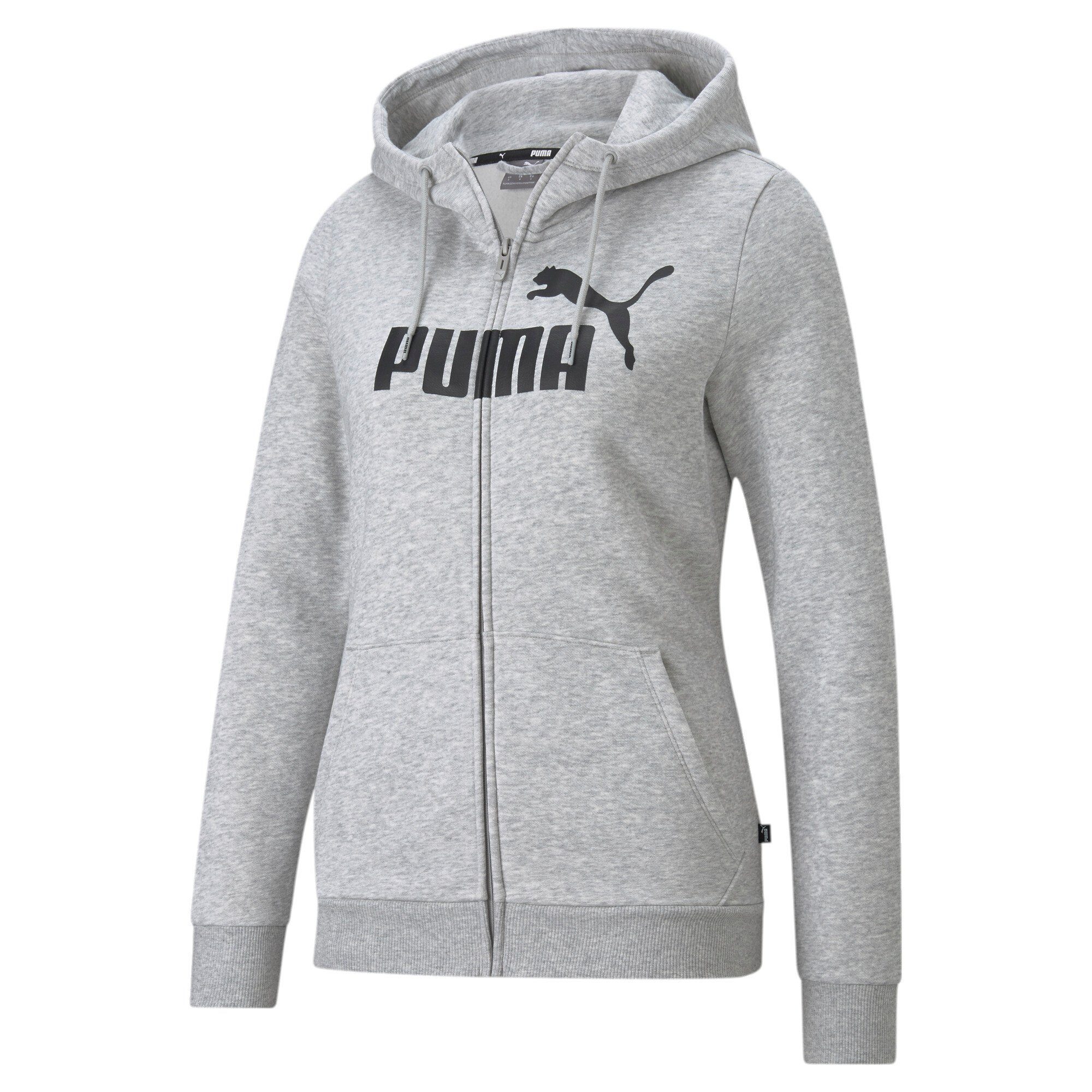 PUMA Capuchonsweatvest ESS LOGO FULL-ZIP HOODIE FL