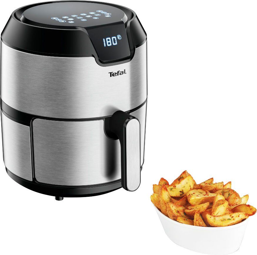 Tefal Airfryer EY401D.HERO Easy Fry Deluxe met accessoires, capaciteit 1,4 kg, 8 automatische programma's