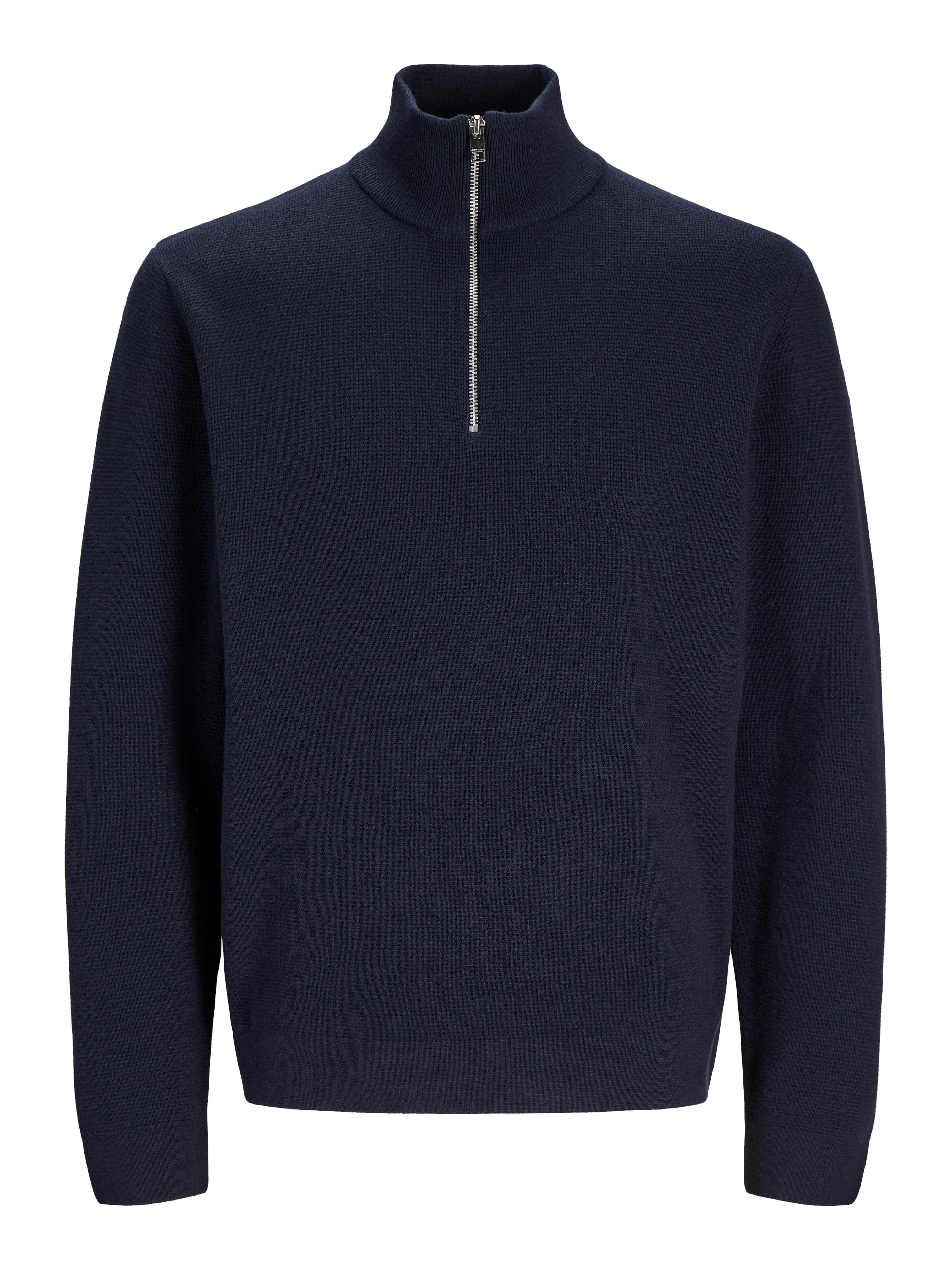 Jack & Jones Schipperstrui JPRBLAMILANO STITCH KNIT HALF ZIP SN