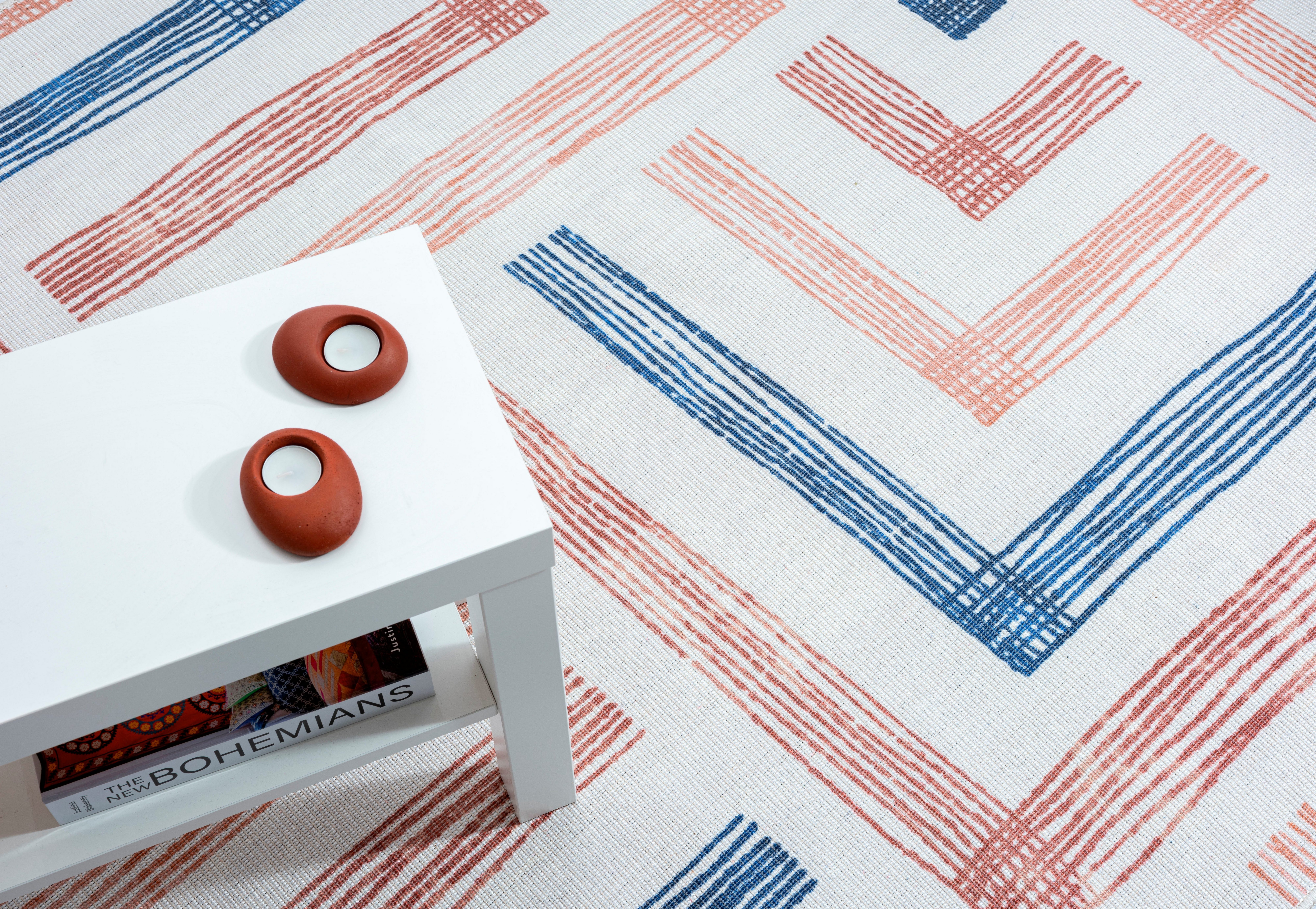 Myflair Möbel & Accessoires Vloerkleed Chloe, MAGAZIJNOPRUIMING! bedrukt, modern ontwerp, geschikt voor binnen- en buitengebruik, wasbaar