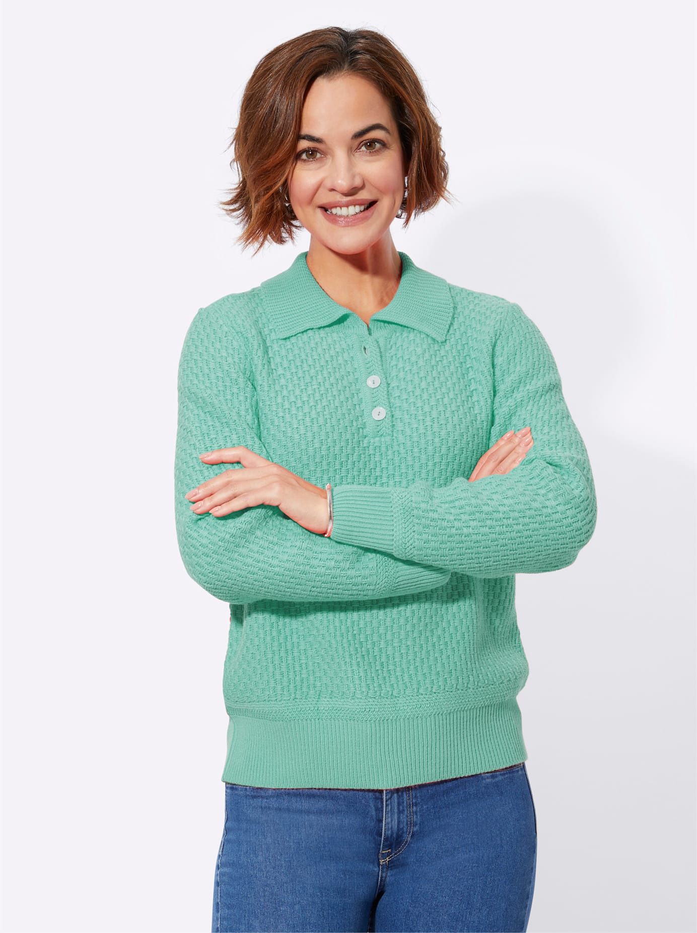 Classic Basics Trui met polokraag Trui
