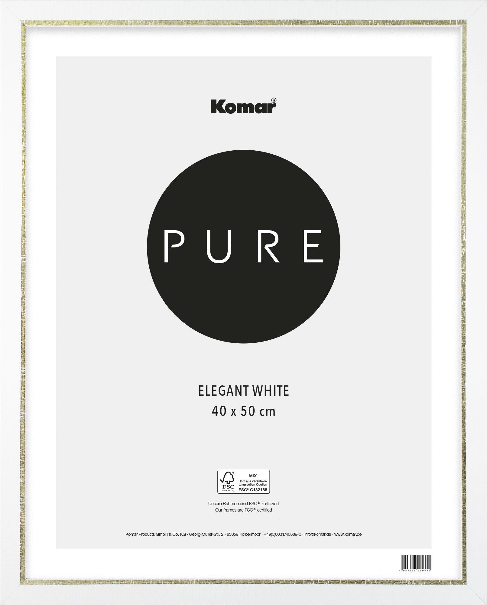 Komar Fotolijstje Elegant Echt houten frame met hoogtransparant acrylglas