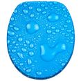 sanilo toiletzitting dauwdruppel blauw met soft-closemechanisme blauw