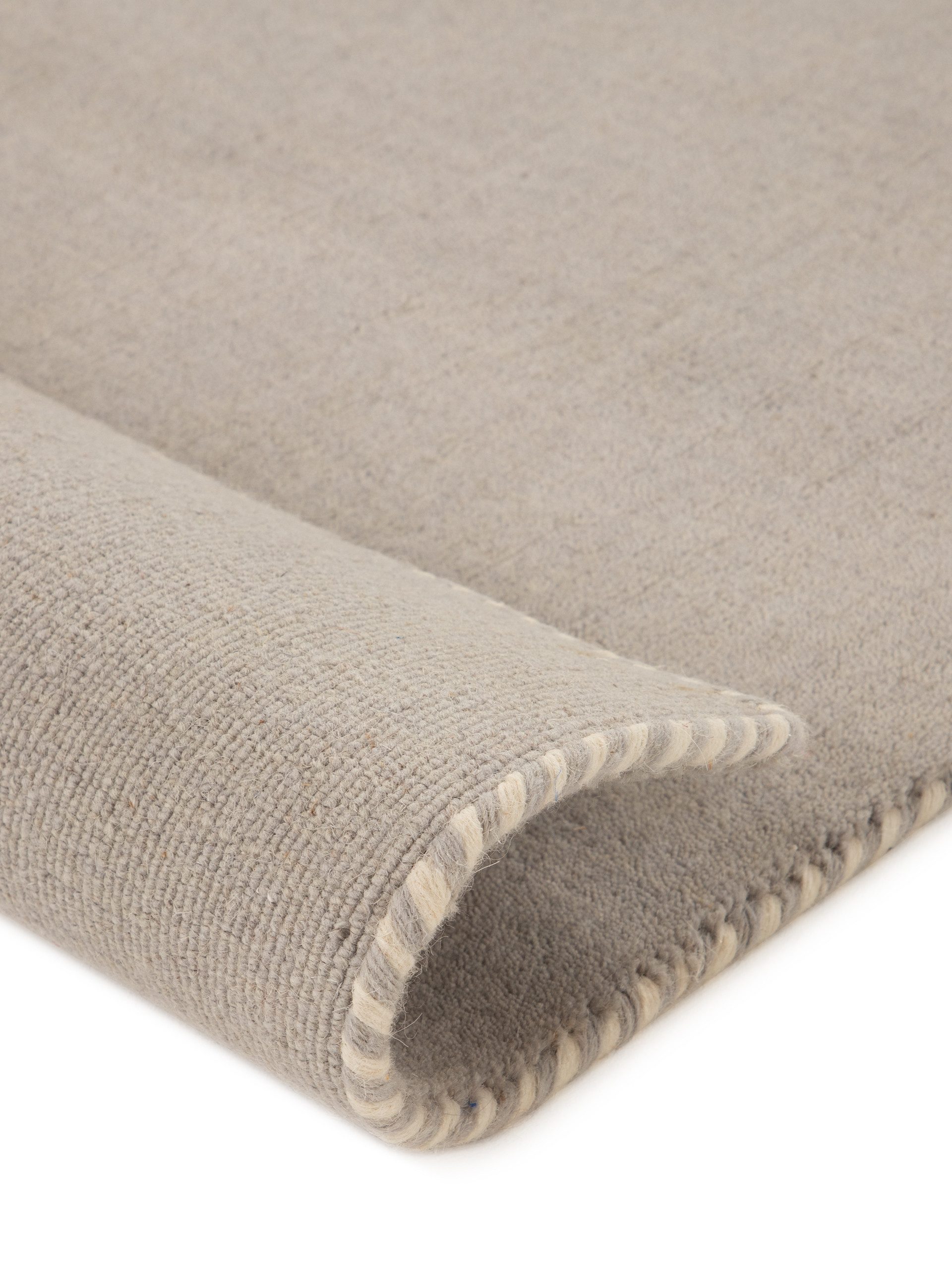 carpetfine Wollen kleed Gabbeh Lola Uni met natuurlijk plantaardig materiaal handgeweven, ook in rond