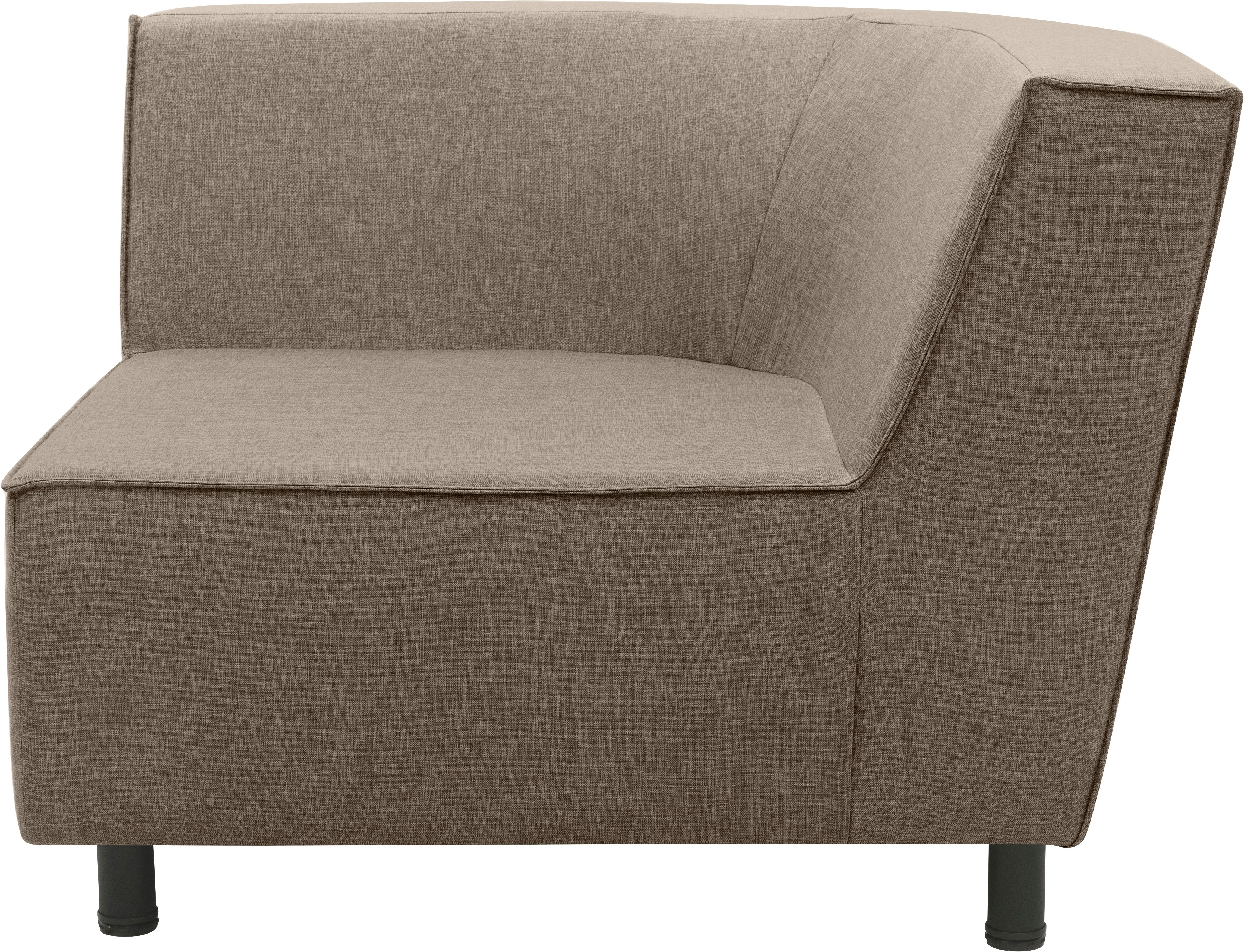 DOMO collection Bank-hoekelement Sonna, individueel samen te stellen Enkele elementen voor terras, tuin en balkon, speciaal voor buiten