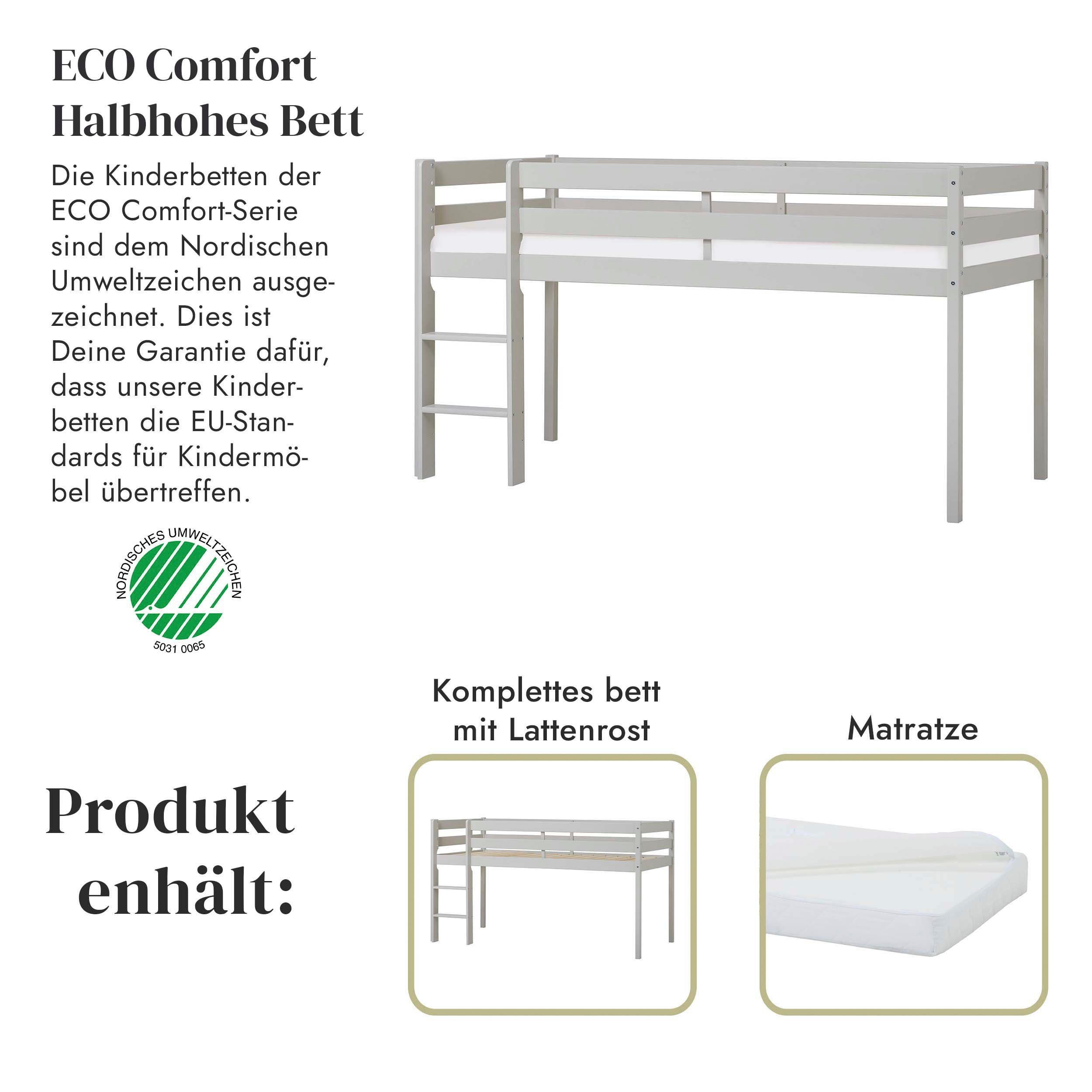 Hoppekids Speelbed ECO COMFORT, hoogslaper, deelbaar in 2 eenpersoonsbedden