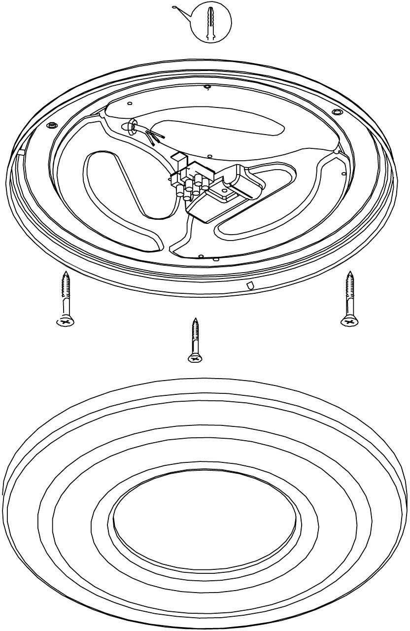 EGLO Plafondlamp CAPASSO 1 (1 stuk)