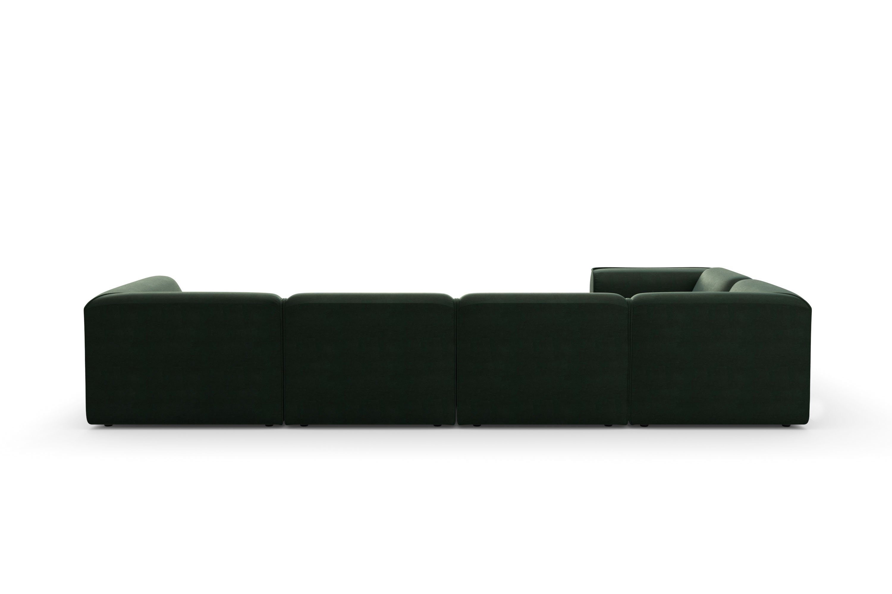RAUM.ID Zithoek Merid U-vorm, altijd uitbreidbaar met modules, B/D/H: 367/206/70 cm