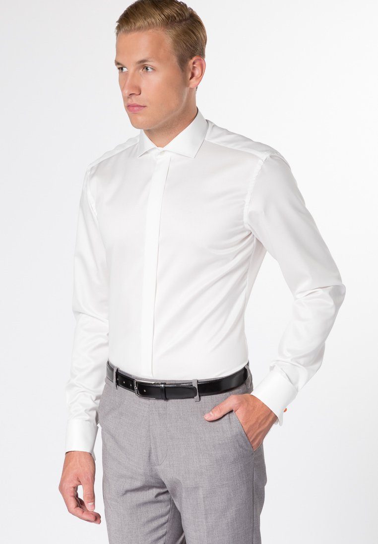 Eterna Overhemd met lange mouwen Slim fit NON IRON (strijkvrij)