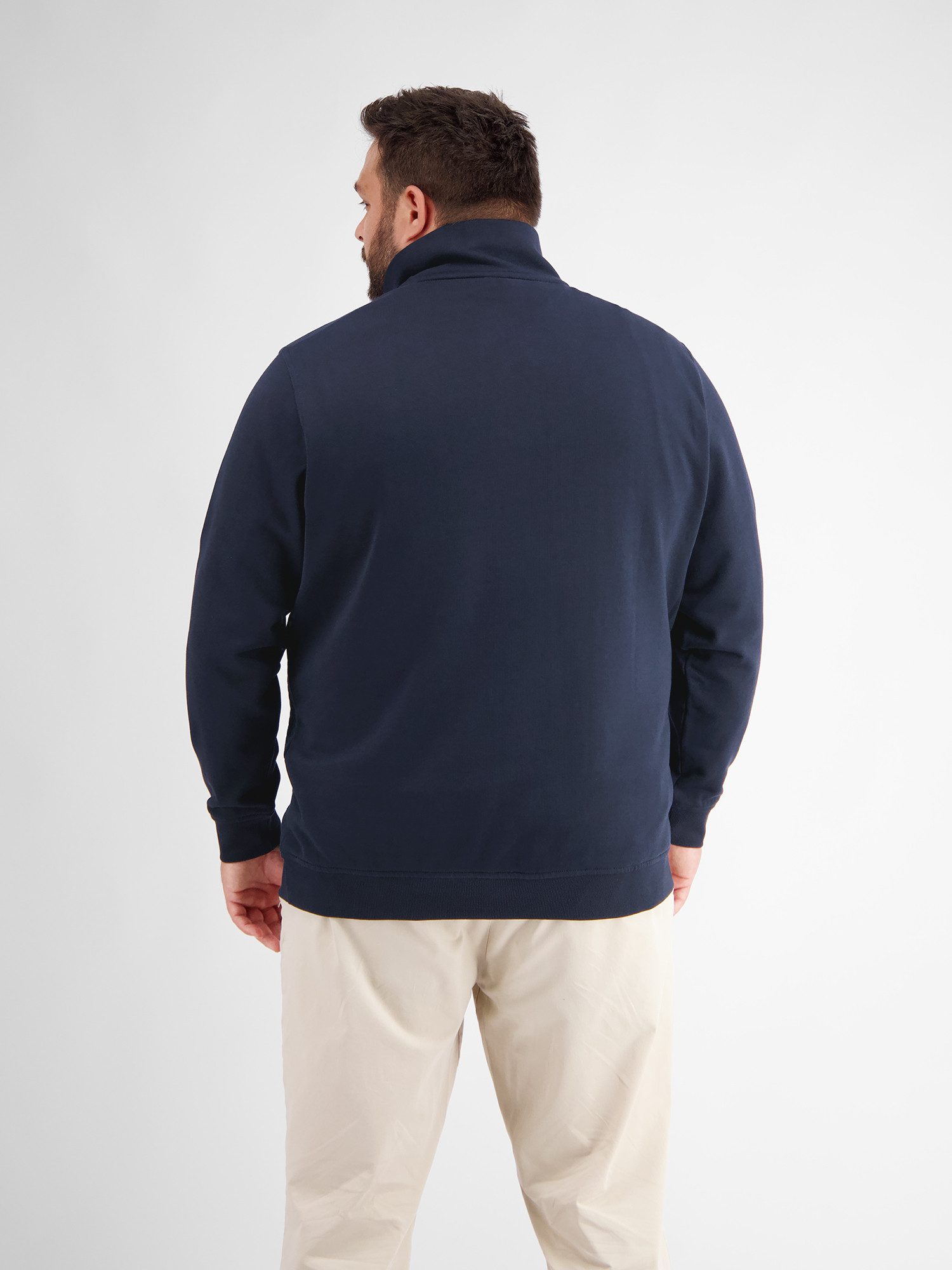 Lerros Sweatshirt LERROS brei troyer met steppnaden