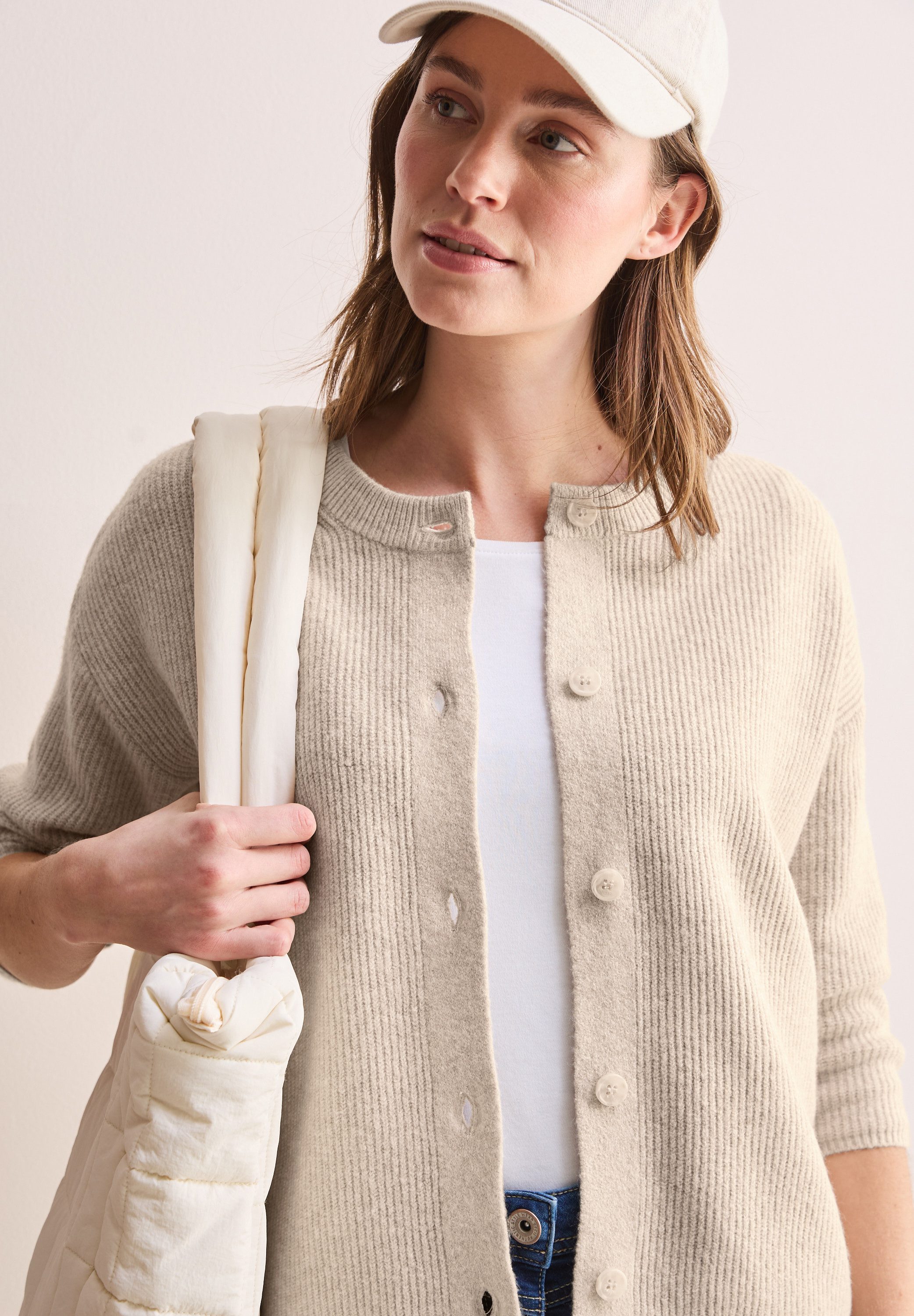 Cecil Cardigan met 3/4-mouwen