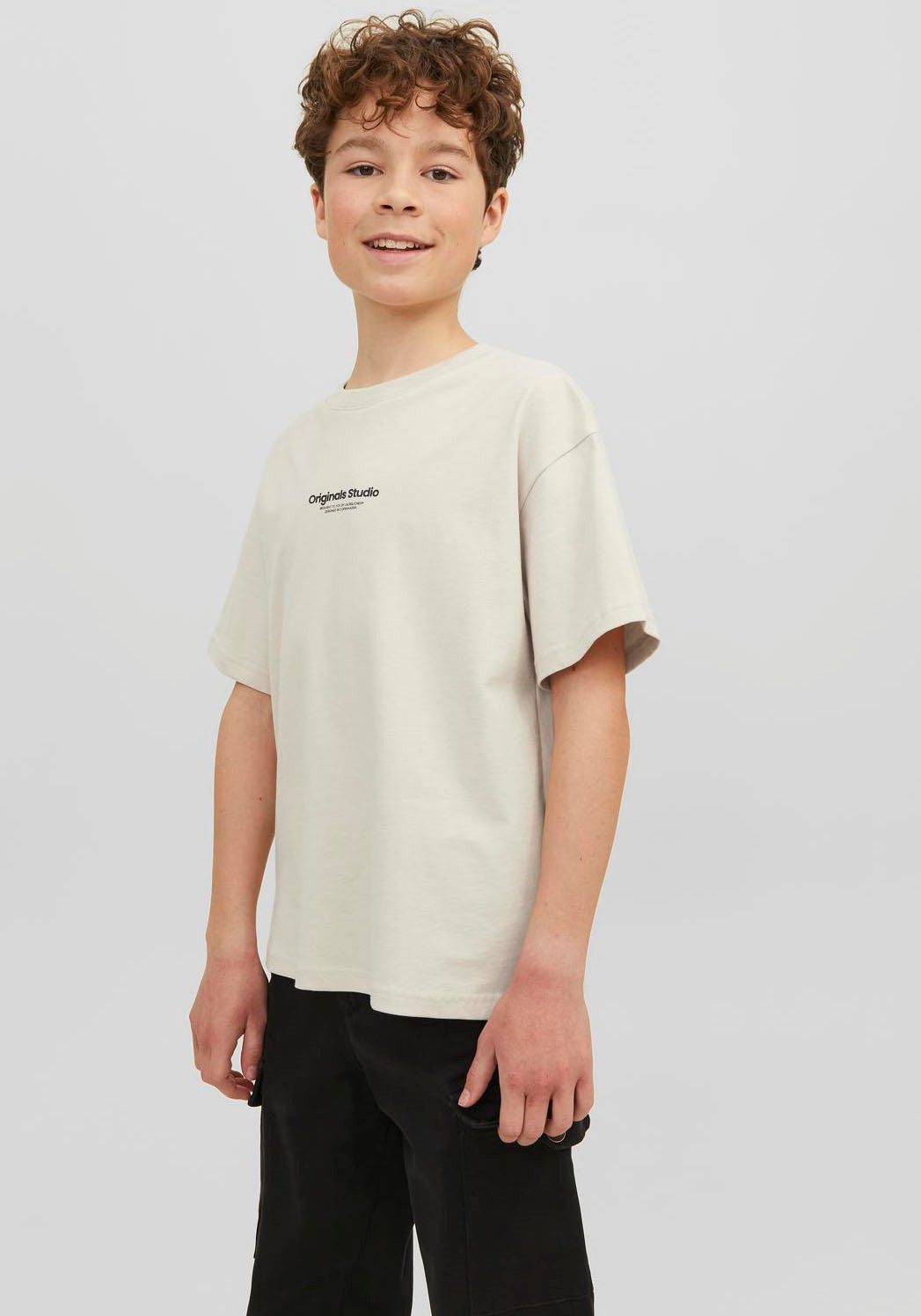 Jack & Jones Junior Shirt met ronde hals JORVESTERBRO TEE SS CREW NECK NOOS JNR