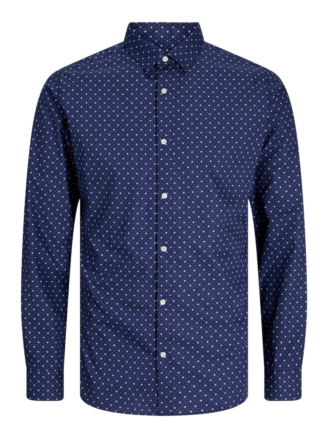 Jack & Jones Junior Overhemd met lange mouwen JJJOE PRINT SHIRT LS AW24 JNR