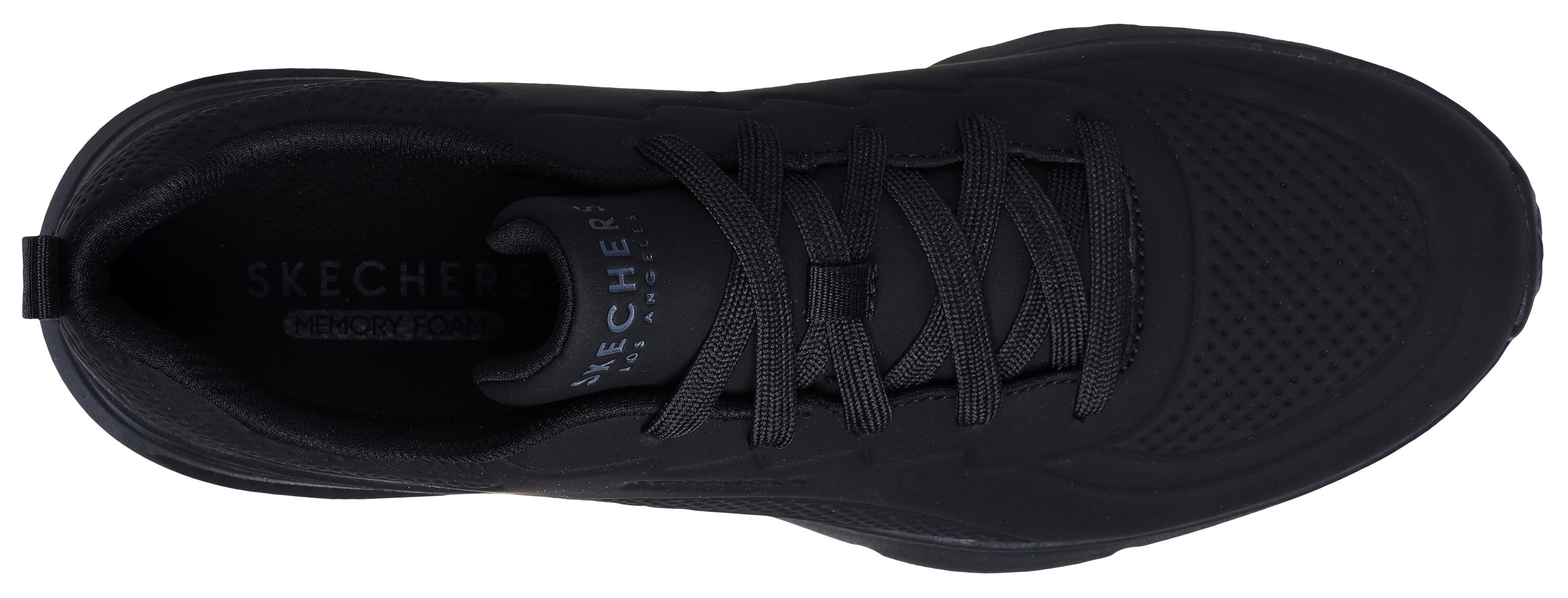 Skechers Sneakers UNO LITE-LIGHTER ONE in monochrome look, vrijetijdsschoen, lage schoen, veterschoen