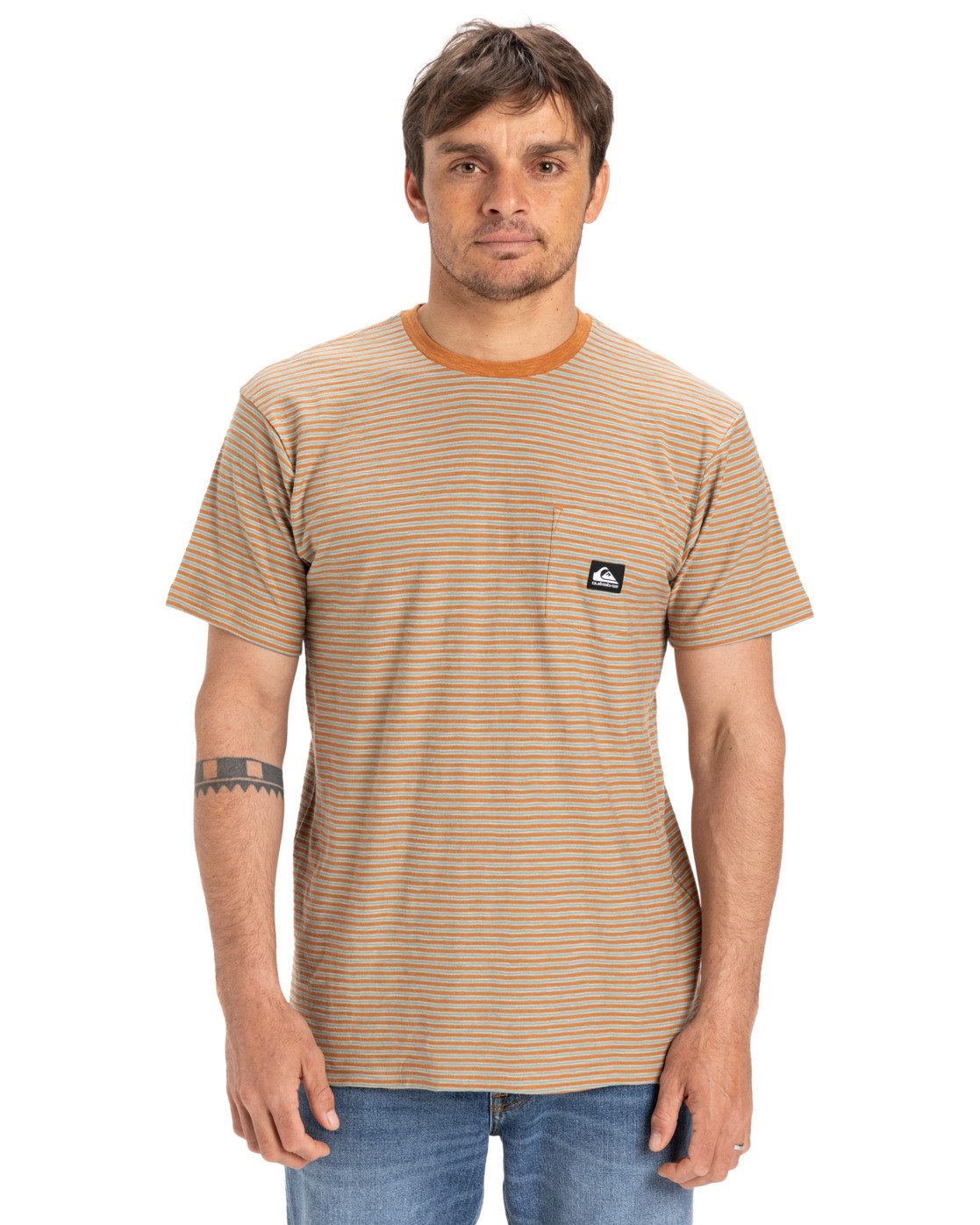 Quiksilver Shirttop Kentin heren shirts maat XXL bruin