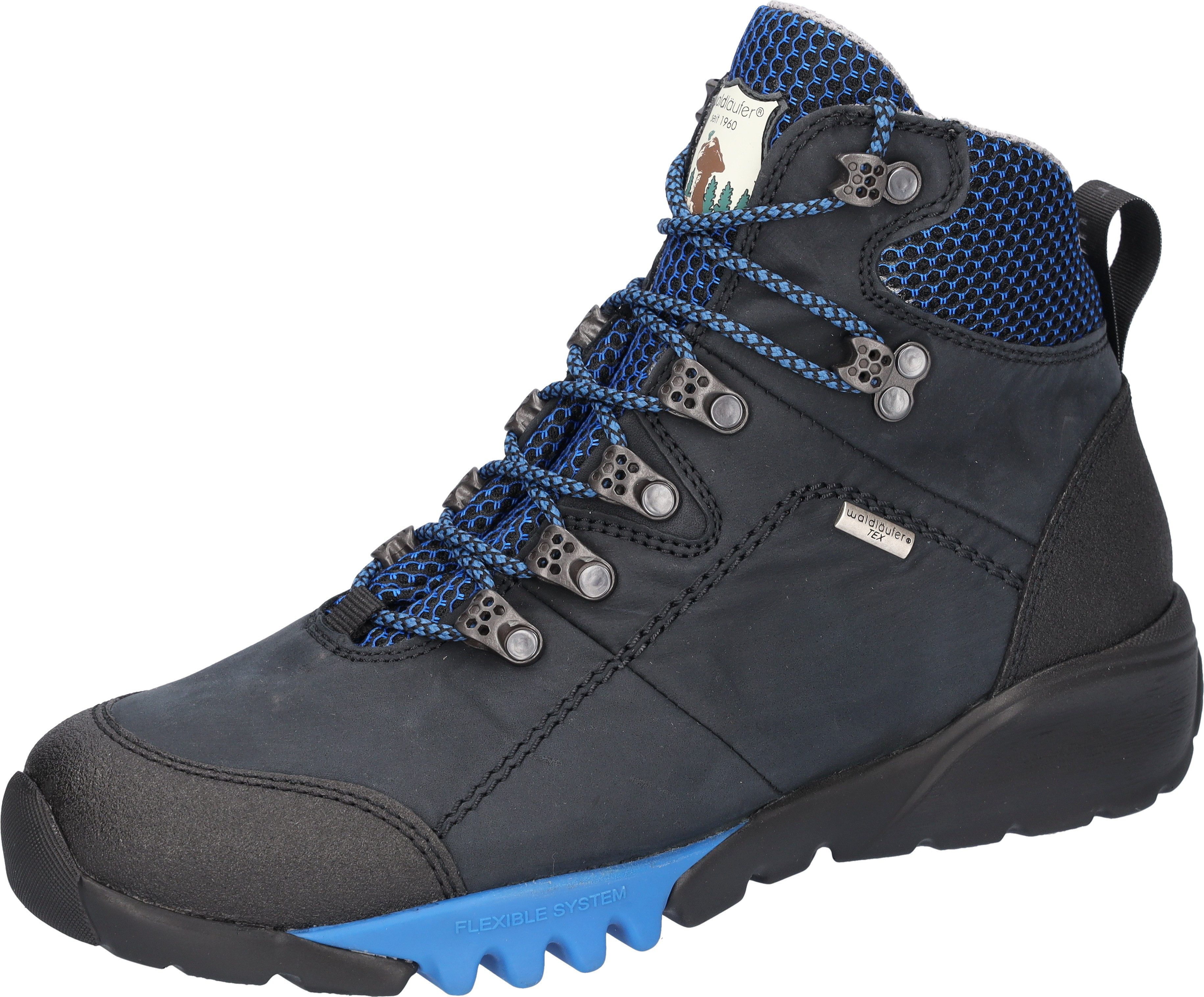 Waldläufer Trekkingschoenen H-AMIATA outdoorlaarzen veterschoenen tex-membraan comfortabele breedte h (=zeer breed)