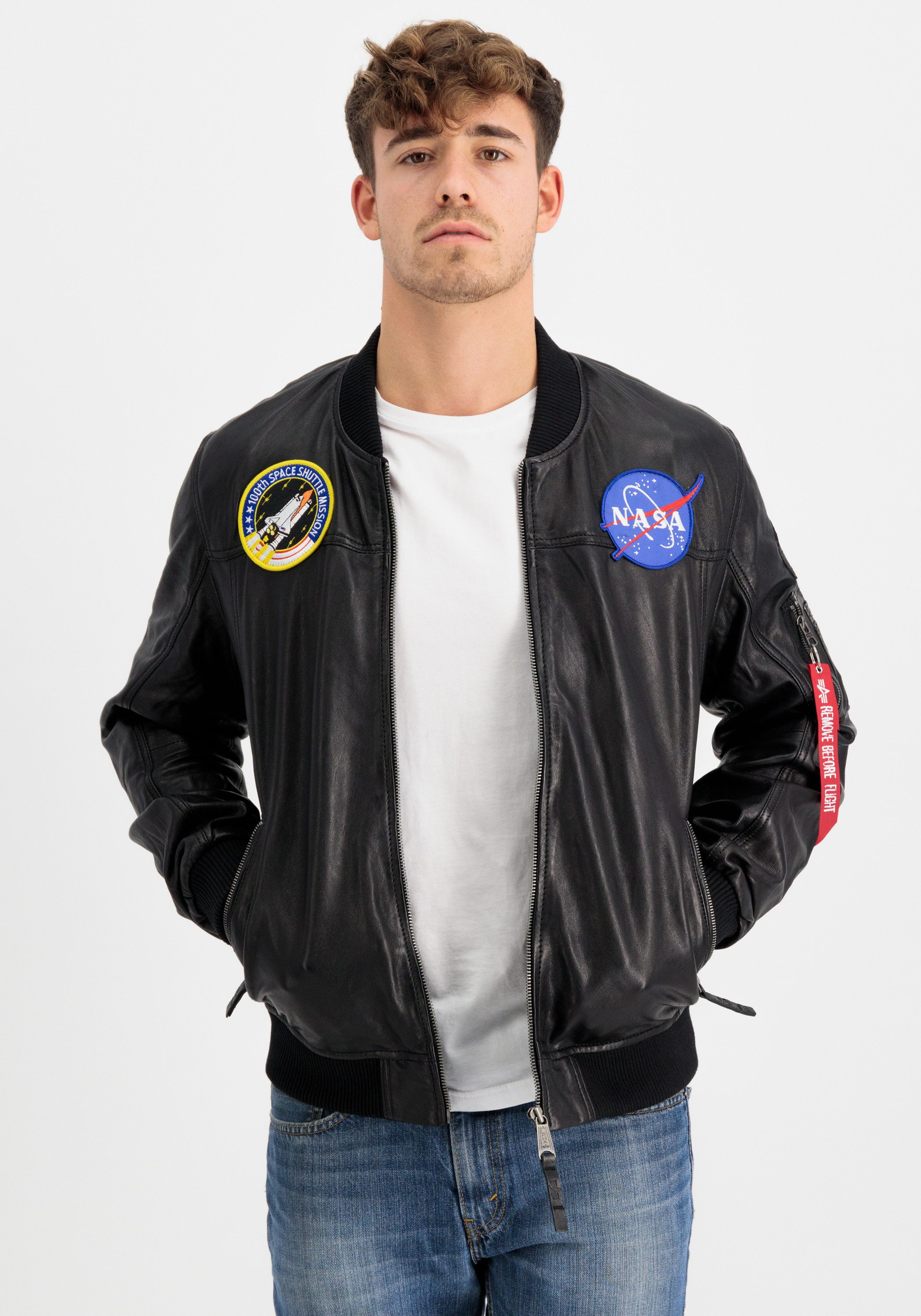 Alpha Industries Bomberjack Alpha Industries Men - Bomber Jackets MA-1 LW NASA Leather