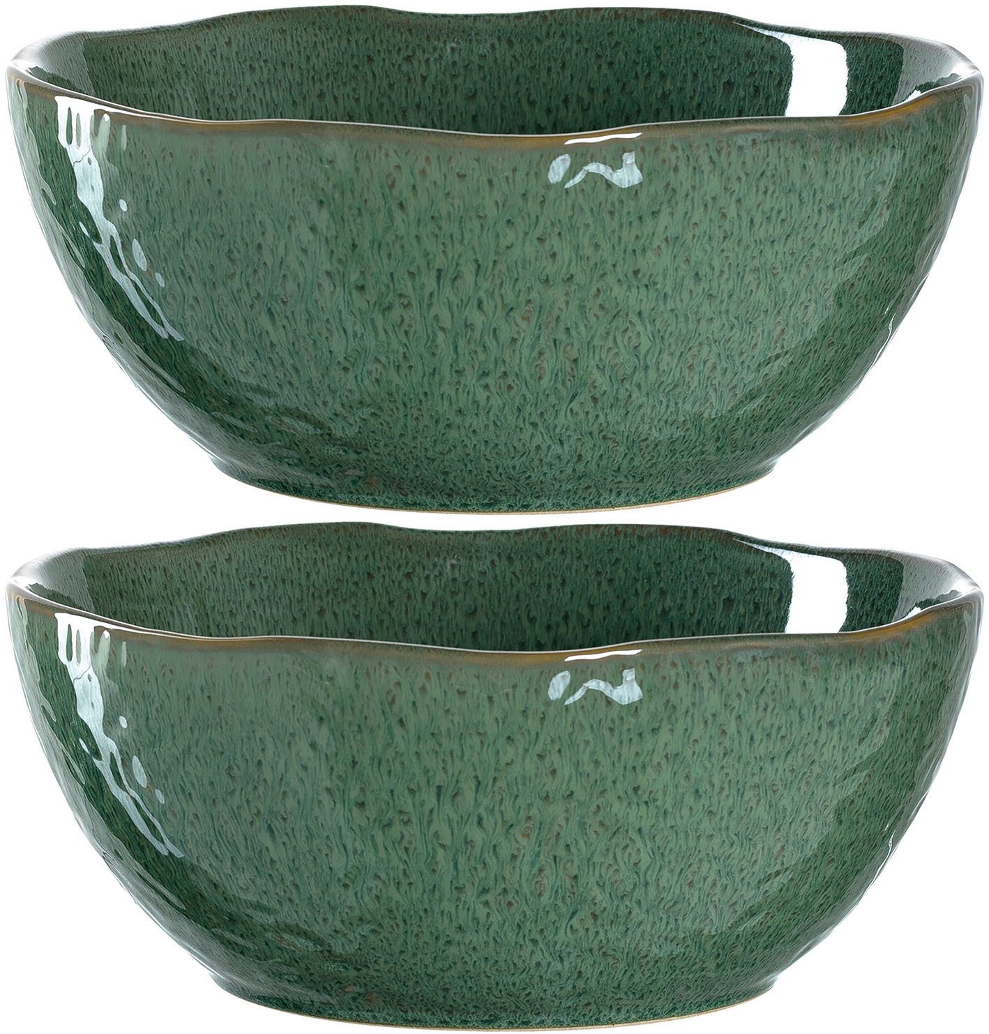 LEONARDO Schaal Matera Ø 23,5 cm (2-delig) schaaltjes groen