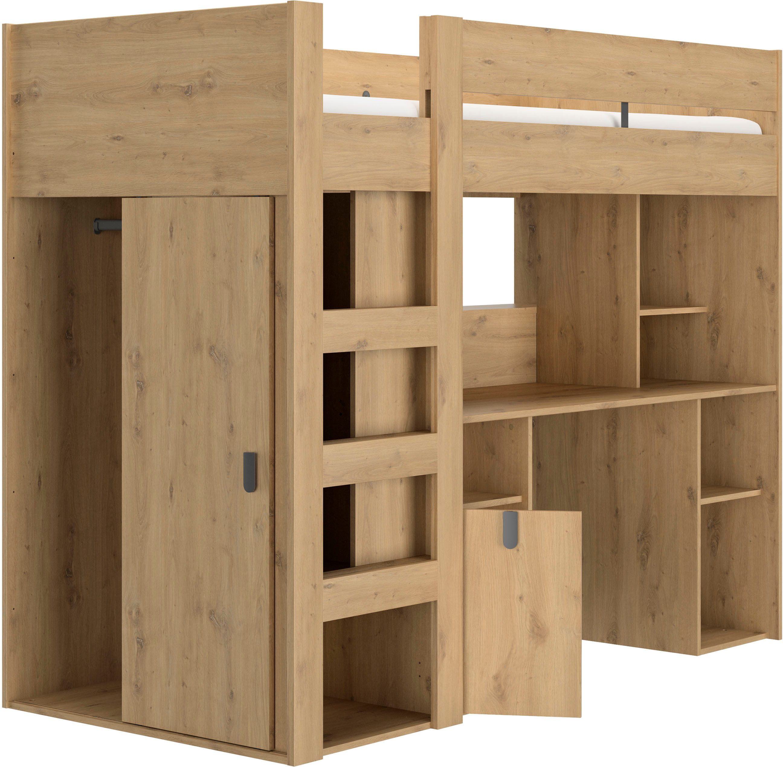 Gami Hoogslaper Lugano All-in-one bed
