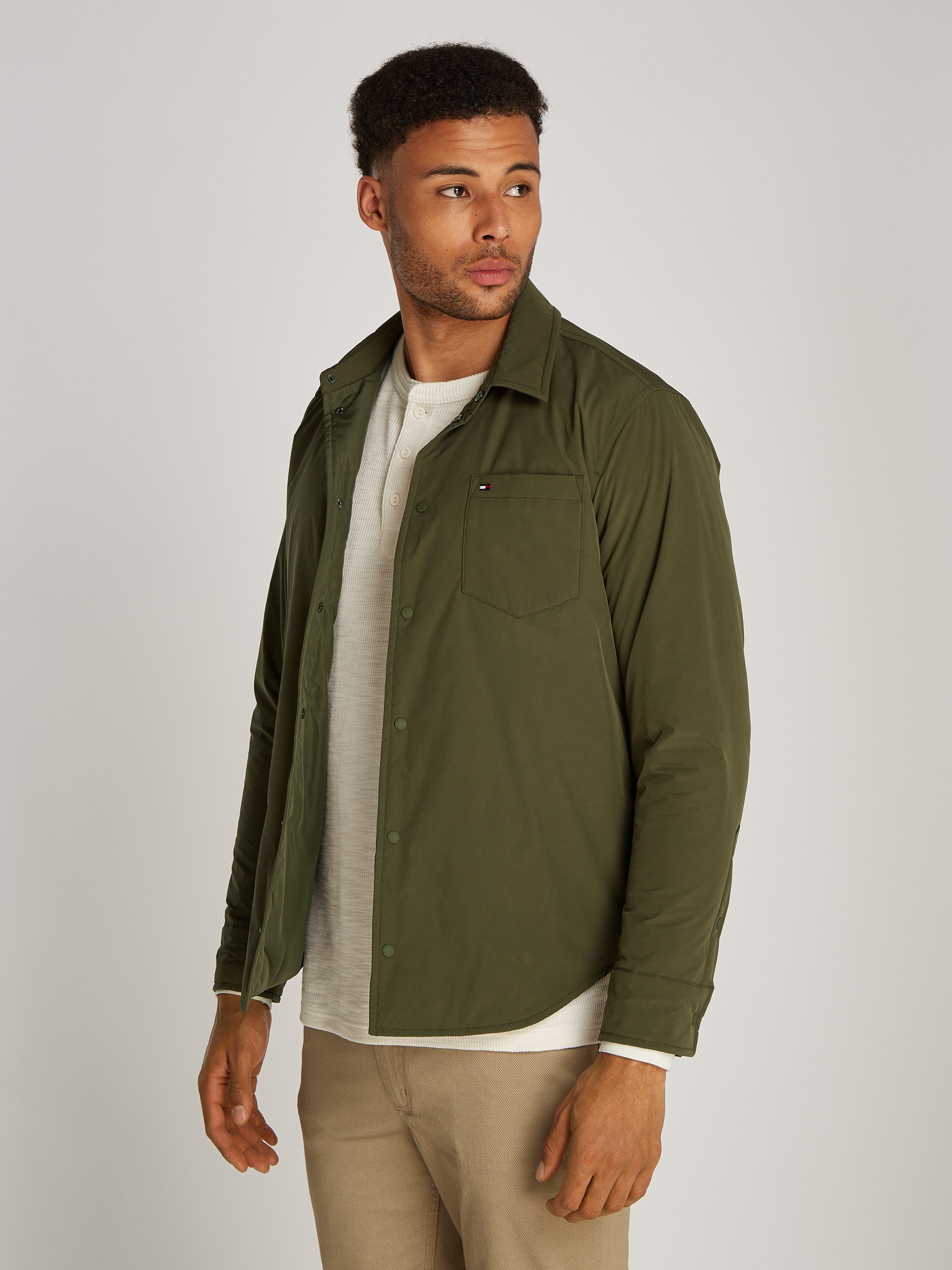 Tommy Hilfiger Overhemdjasje LW PACKABLE SHIRT JACKET