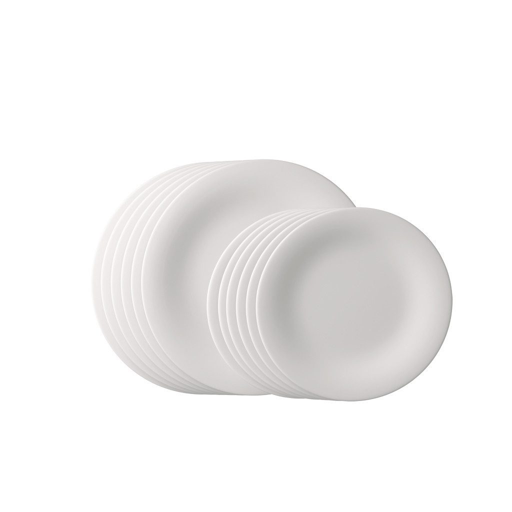 vivo Villeroy & Boch Group Bordenset Essential White (set, 12-delig)