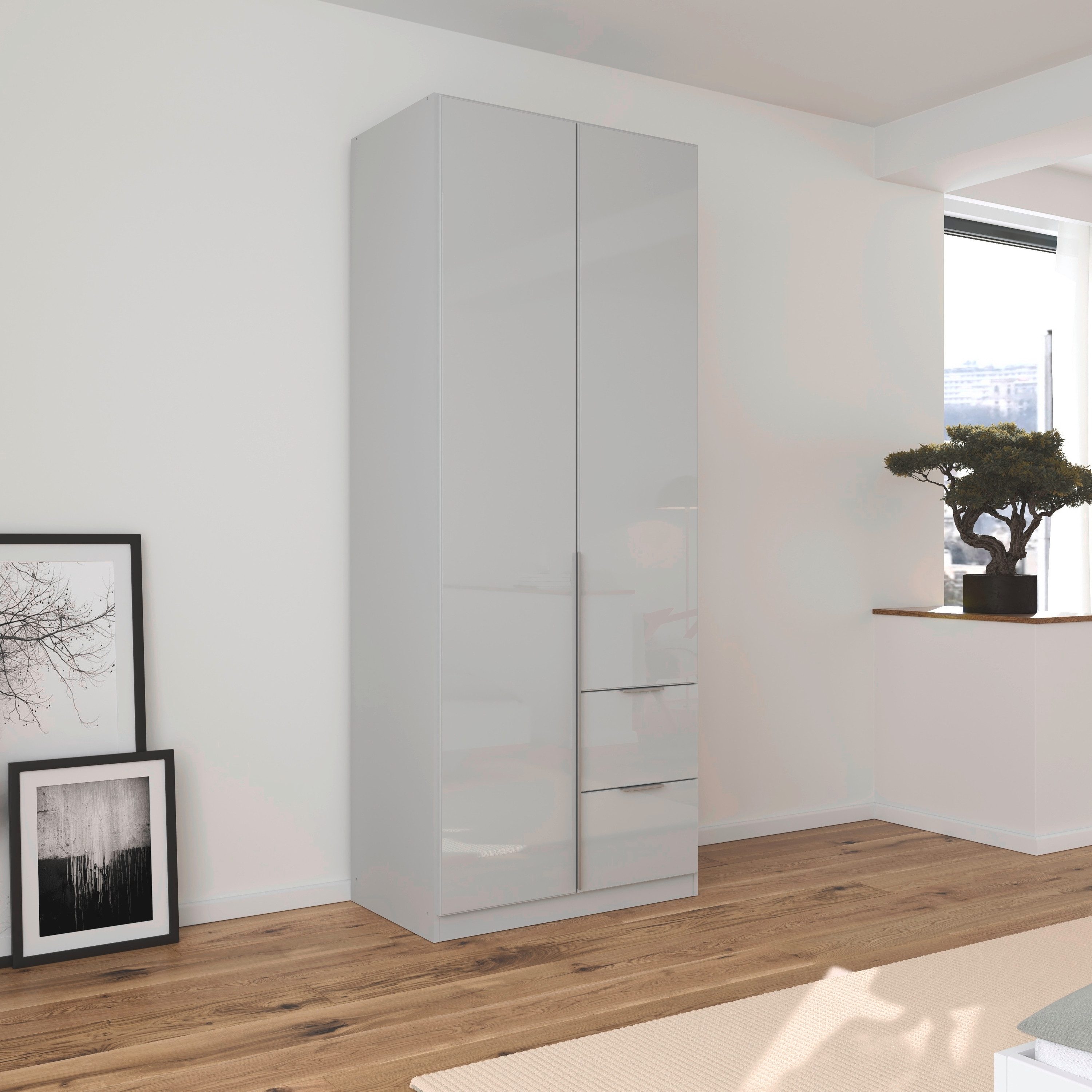 rauch Draaideurkast Kledingkasten kast garderobe AGORDO met glazen front
