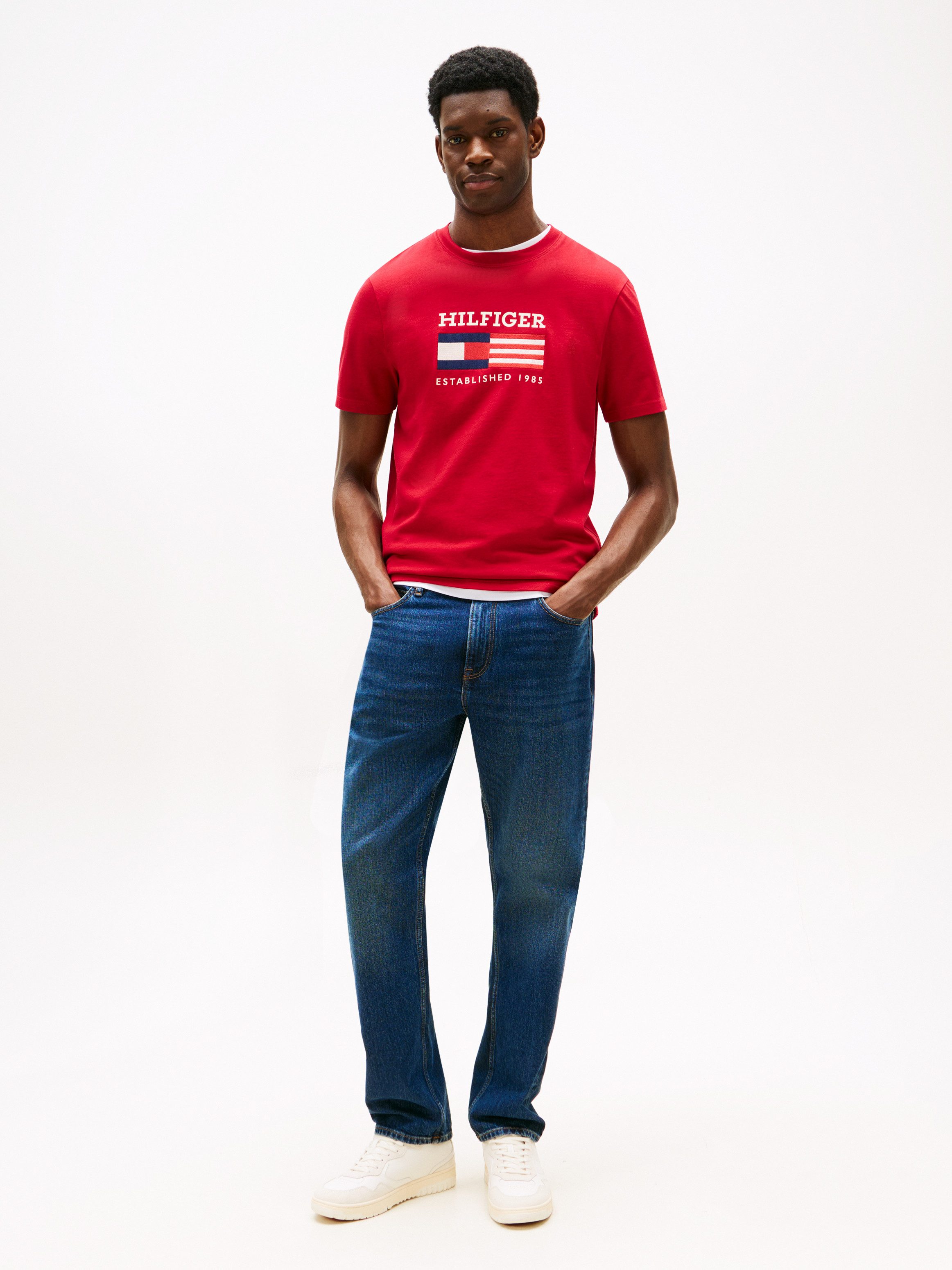 Tommy Hilfiger T-shirt AMERICANA MONOTYPE FLAG BOX TEE