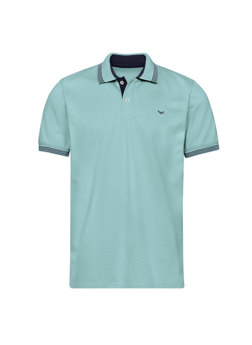 Trigema Poloshirt TRIGEMA poloshirt met contrasterende accenten (1-delig)