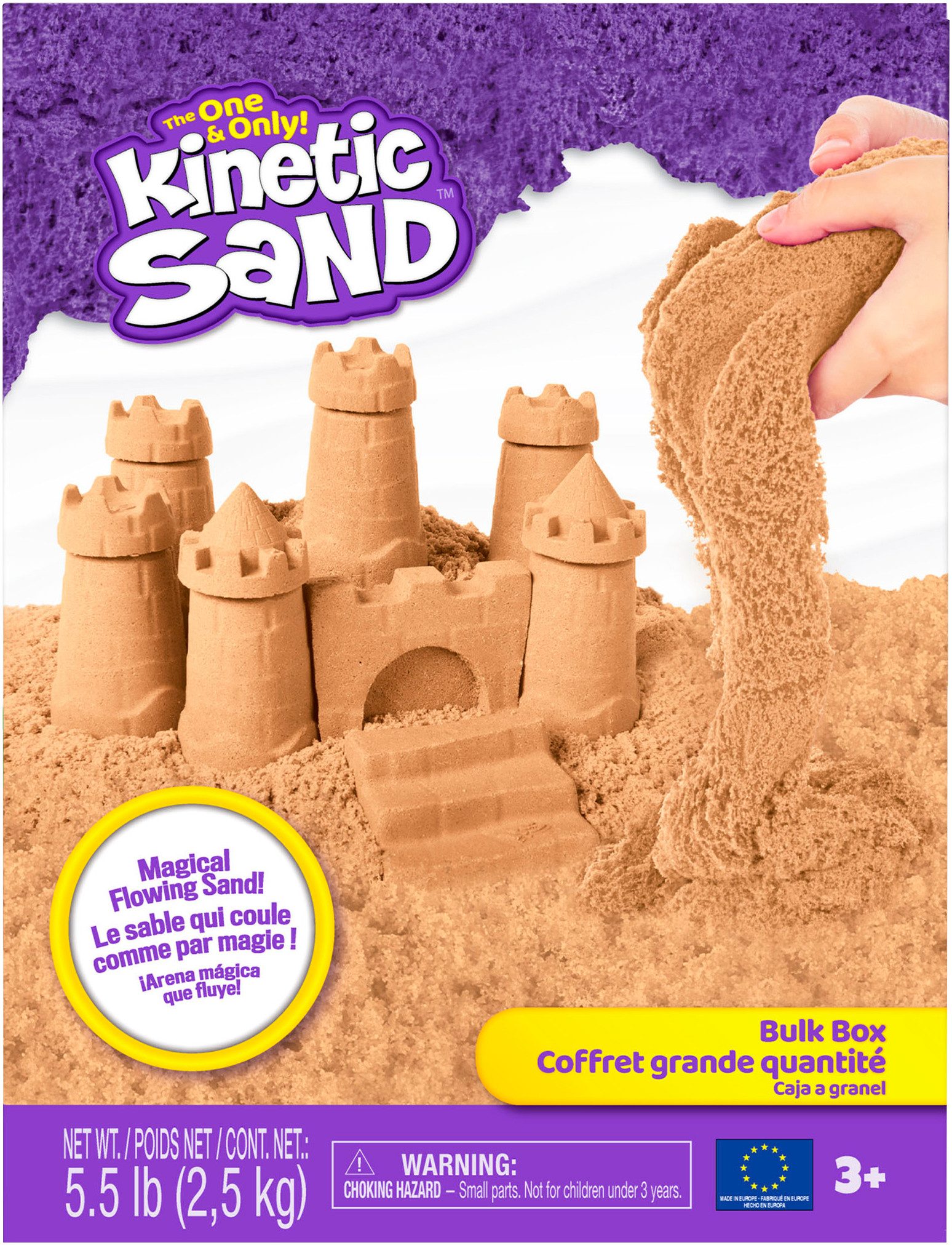 Spin Master Knutselset Kinetic Sand - Bruin 2,5 kg