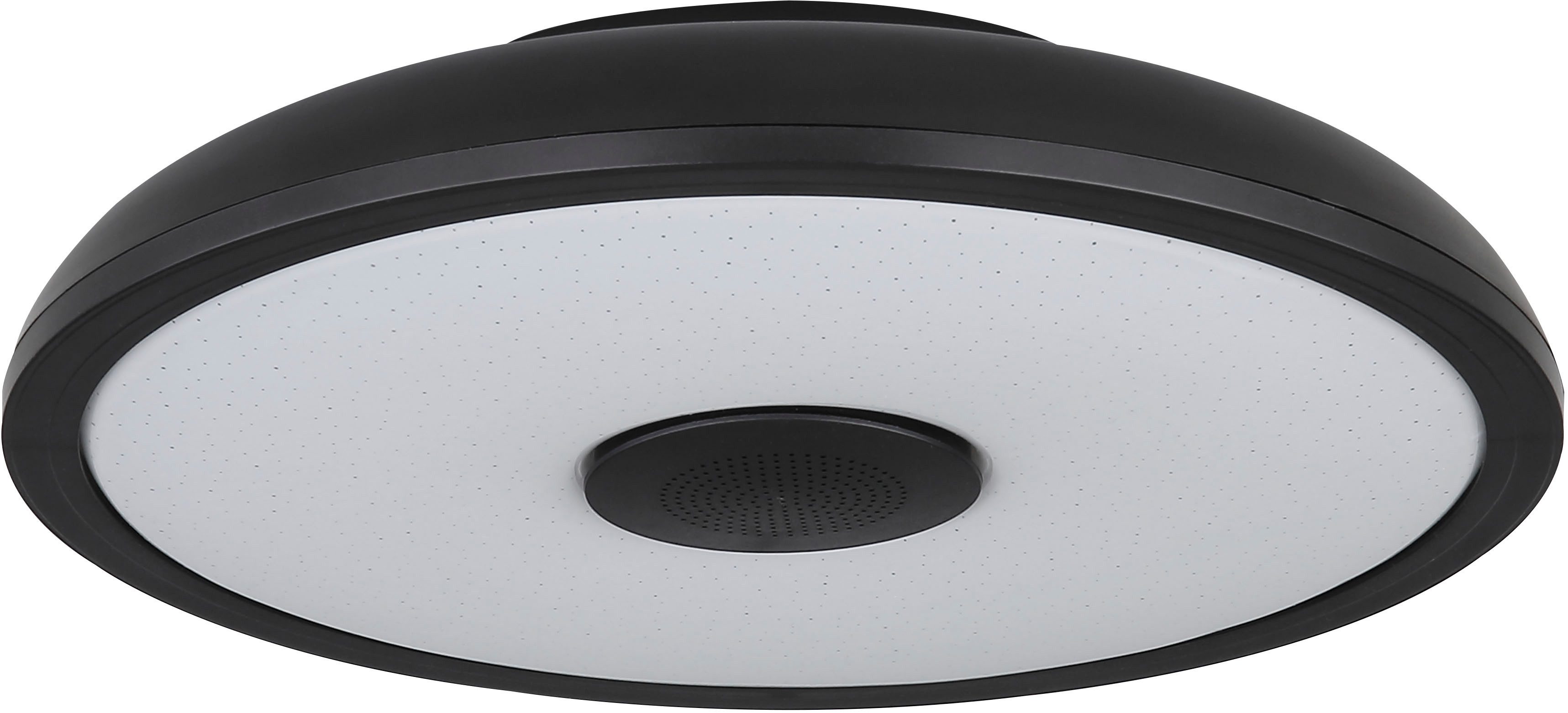 Globo Lightning Led-plafondlamp Raffy Luidspreker, plafondlamp kunststof, led, muziek (1 stuk)