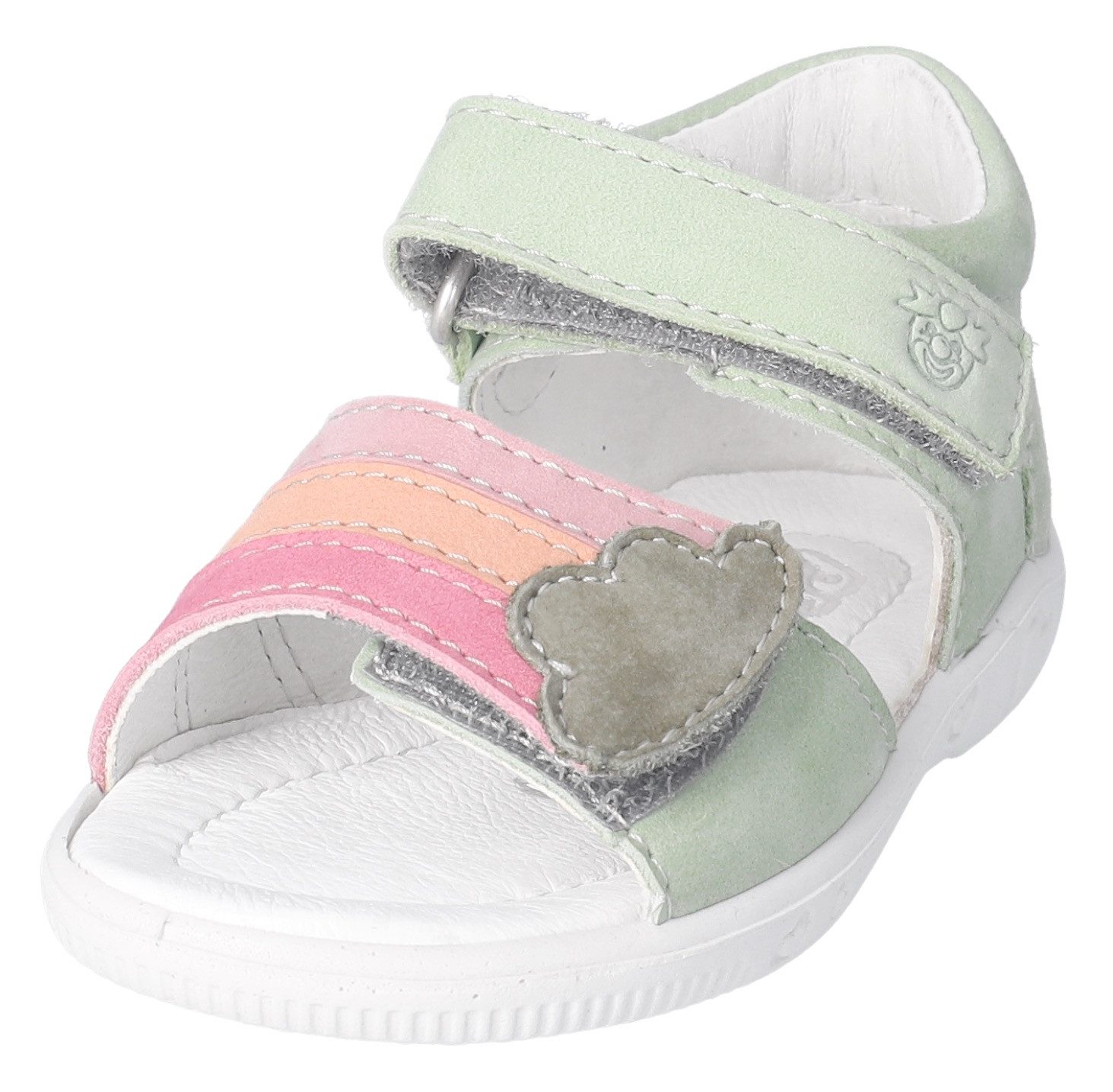 PEPINO by RICOSTA Sandalen Tia WMS: gemiddeld , klett-sandaal in regenboogdesign, wms, maat sjabloon te downloaden