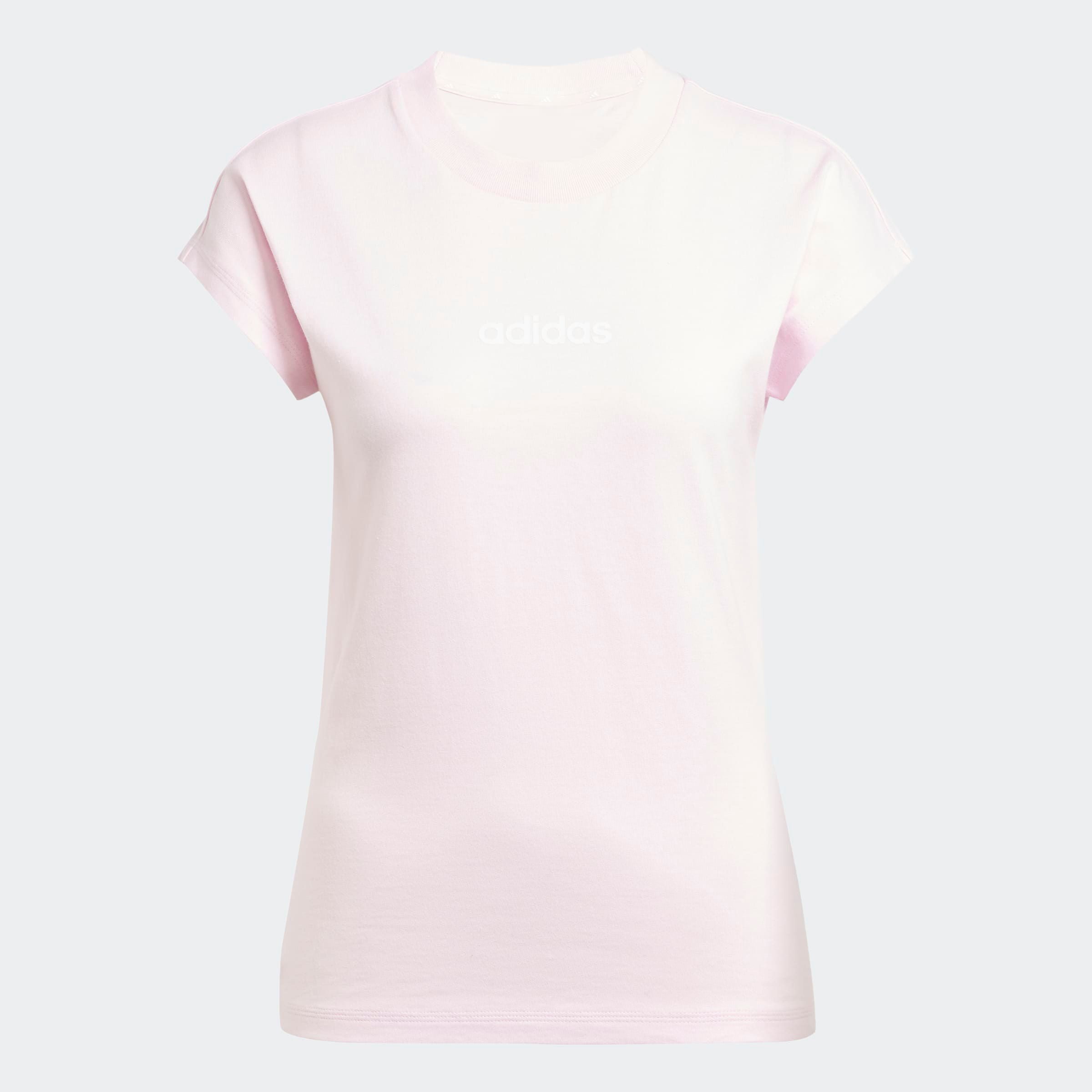 adidas Sportswear T-shirt W LIN SJ T Basic T-shirt van zacht materiaal
