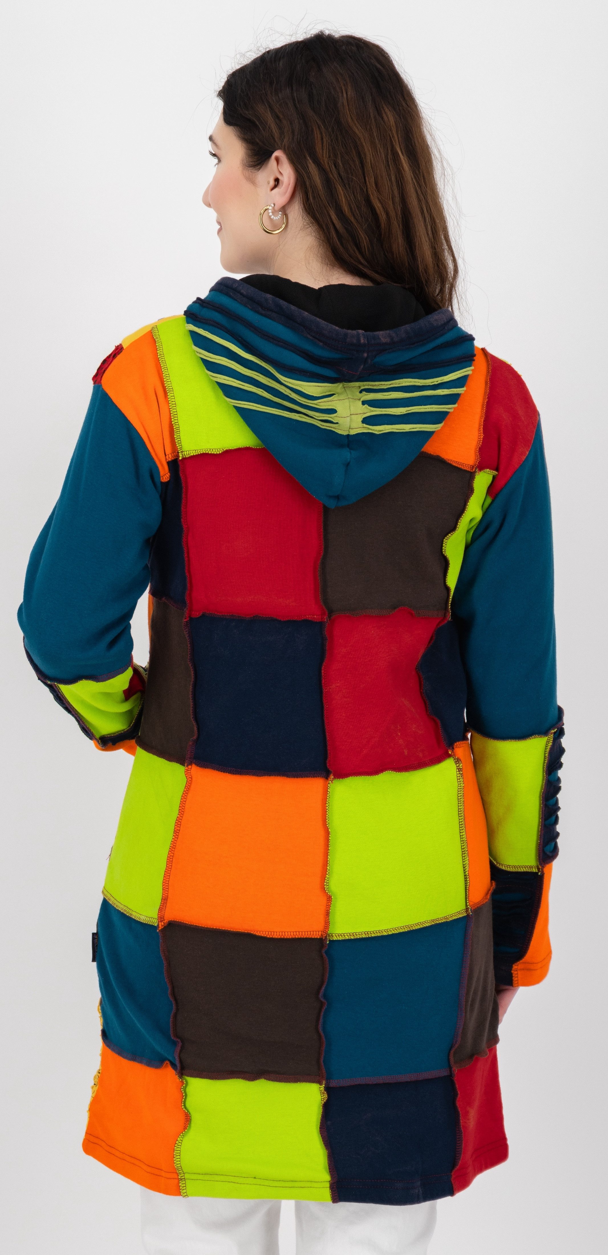 DEPROC Active Fleecejack Patchwork NUNAVUT LONG WMN