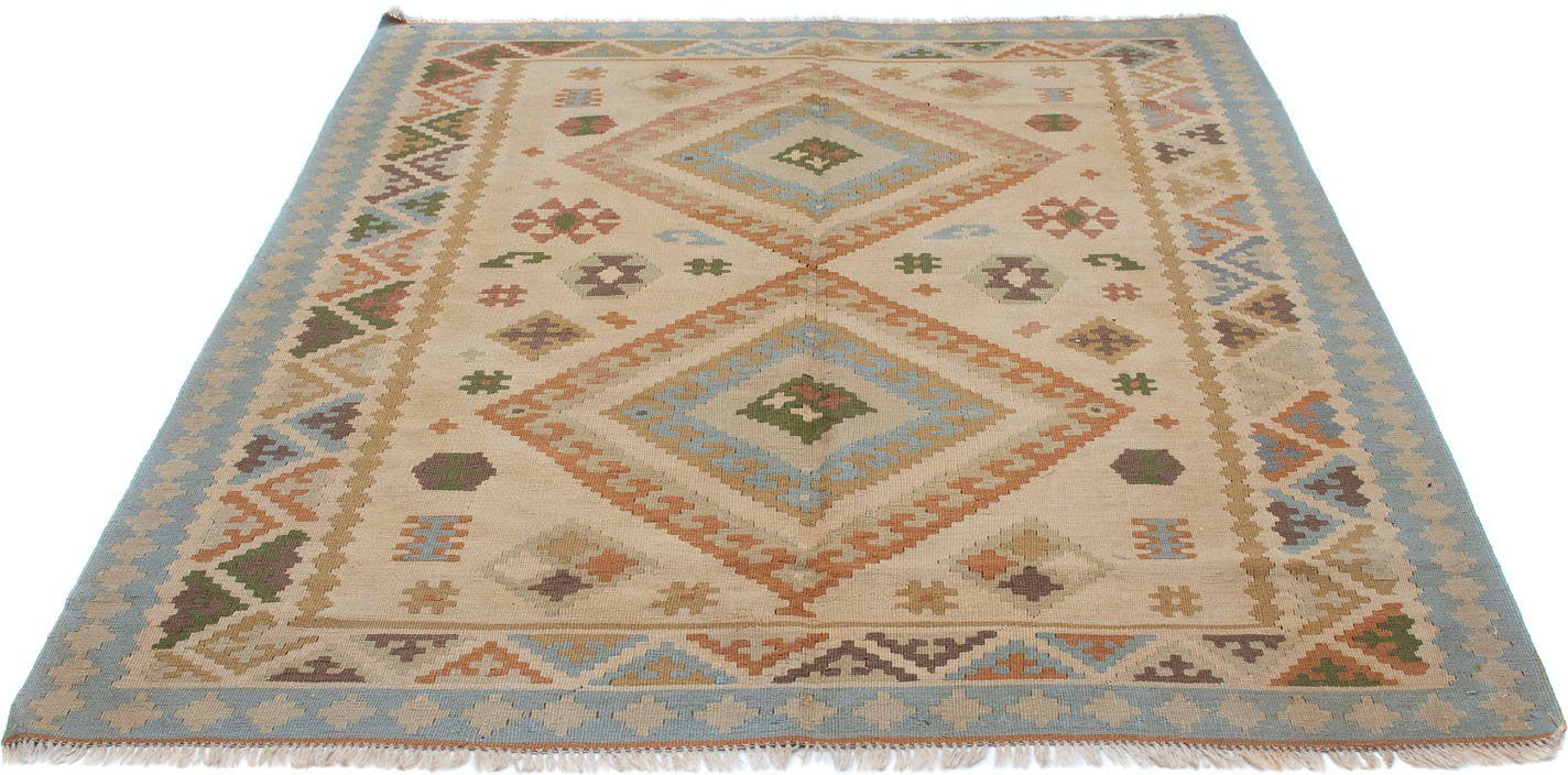 morgenland Wollen kleed Kelim Fars Nomadisch 167 x 114 cm Omkeerbaar tapijt