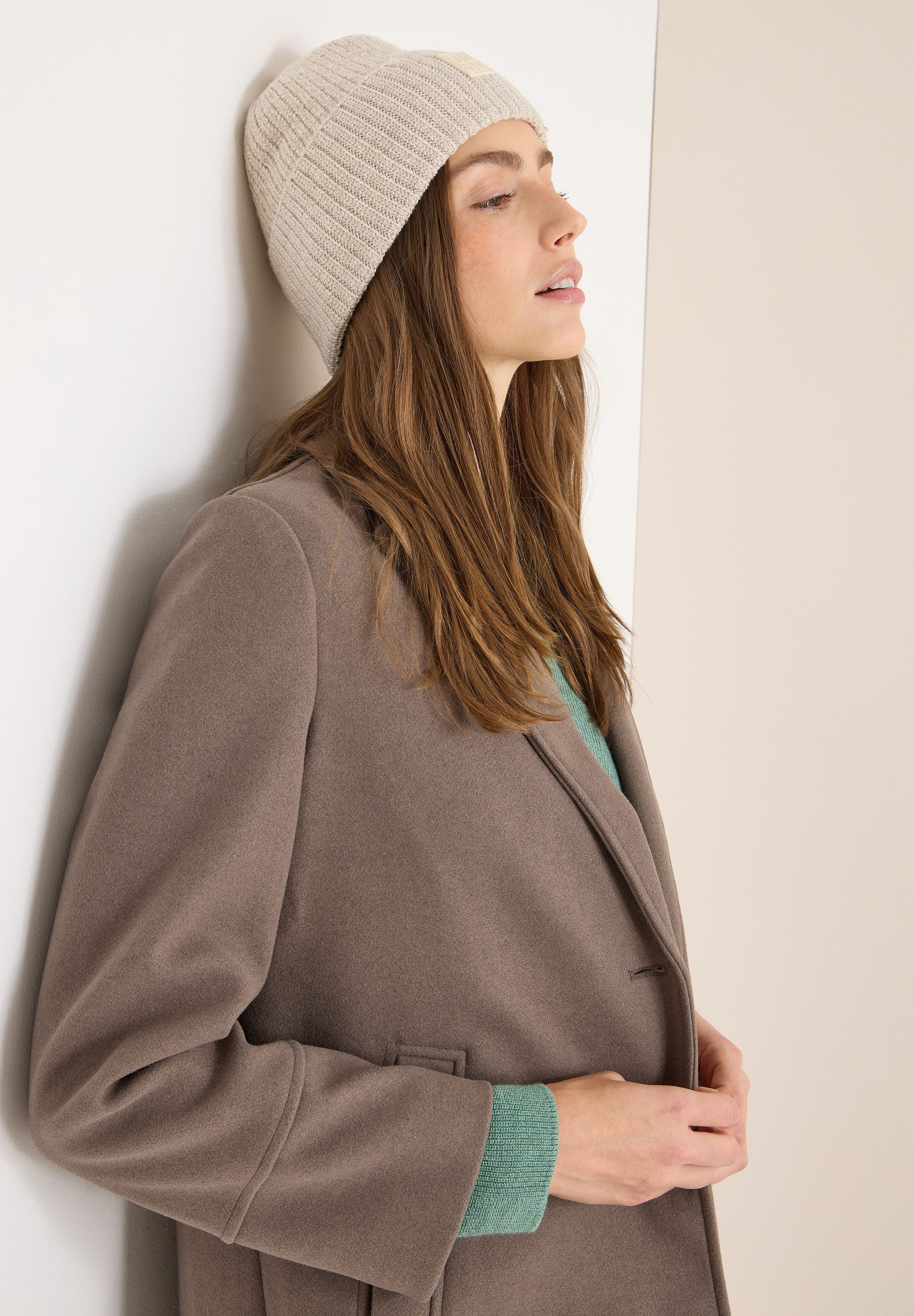 Cecil Gebreide muts Beanie in uni kleur