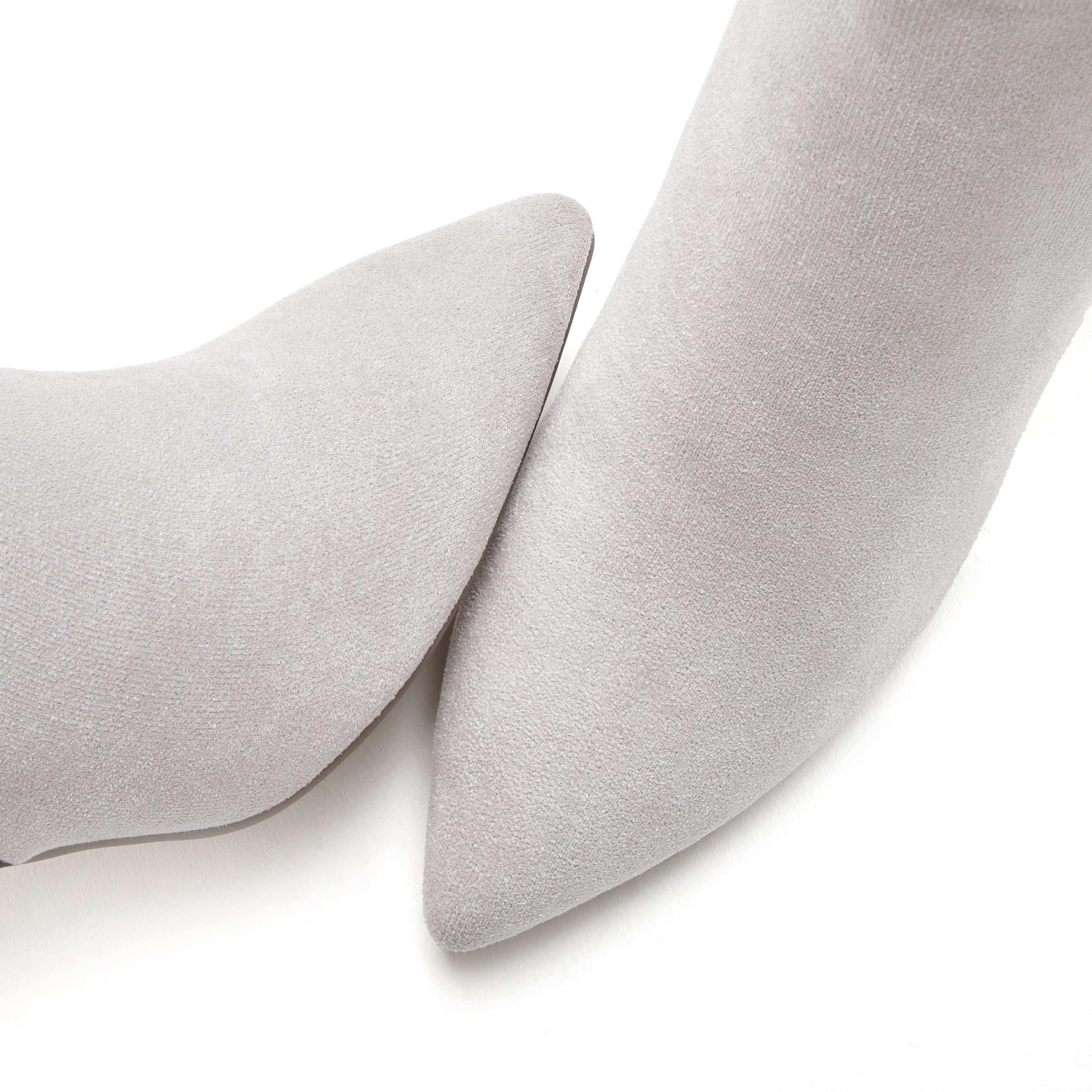 Lascana Highheel-laarsjes in spitse vorm & naaldhak, ritslaars vegan