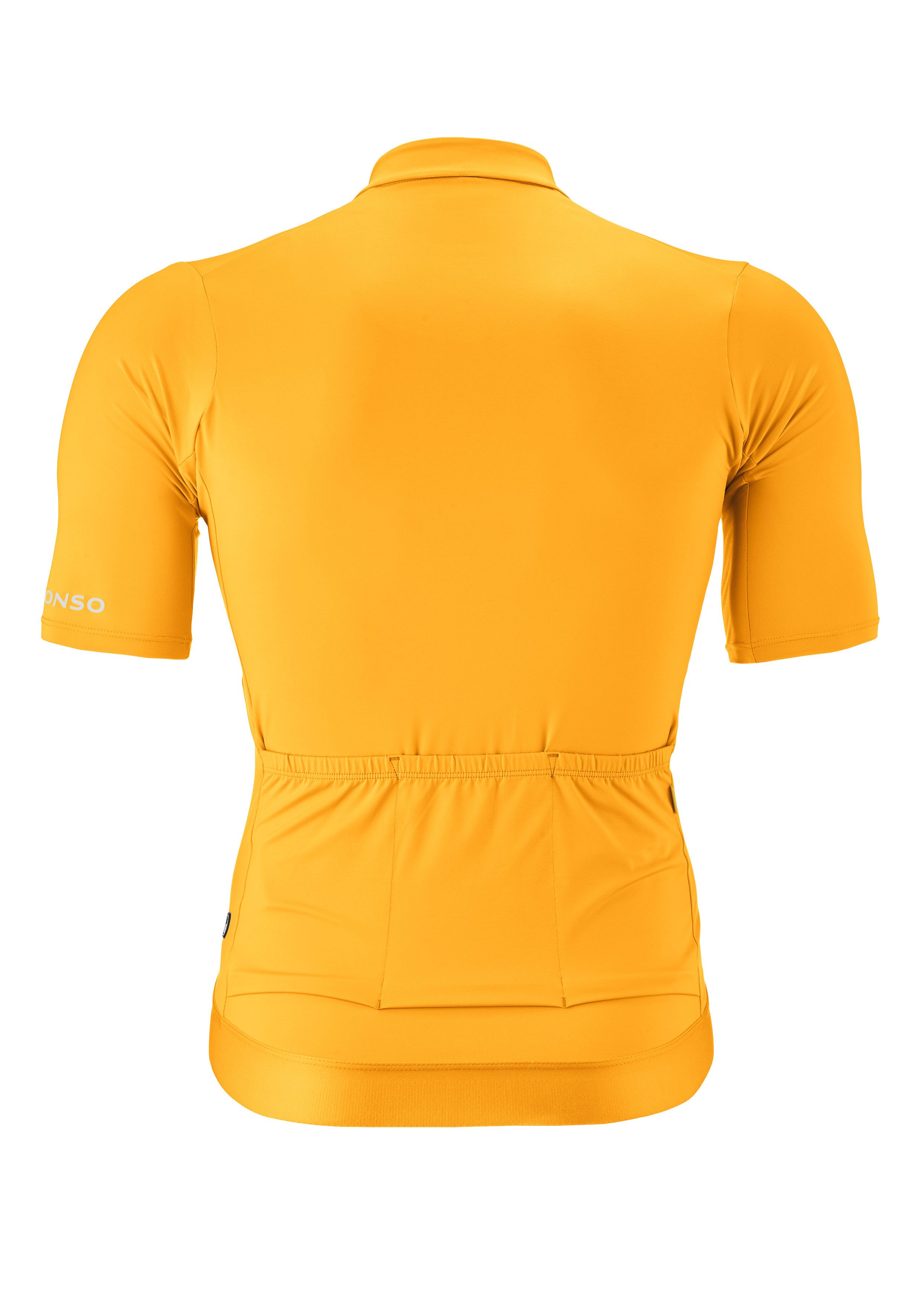 Gonso Fietsshirt Road Jersey M Heren fiets trui korte mouwen, full-zip trui, rugzak, slim fit