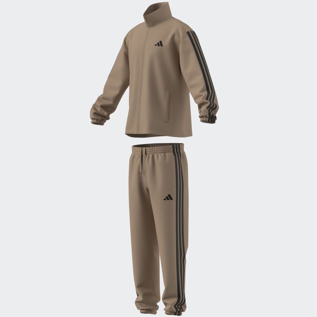 adidas Sportswear Trainingspak M 3S WV TT TS drie-strepen geweven trainingspak (2-delig)