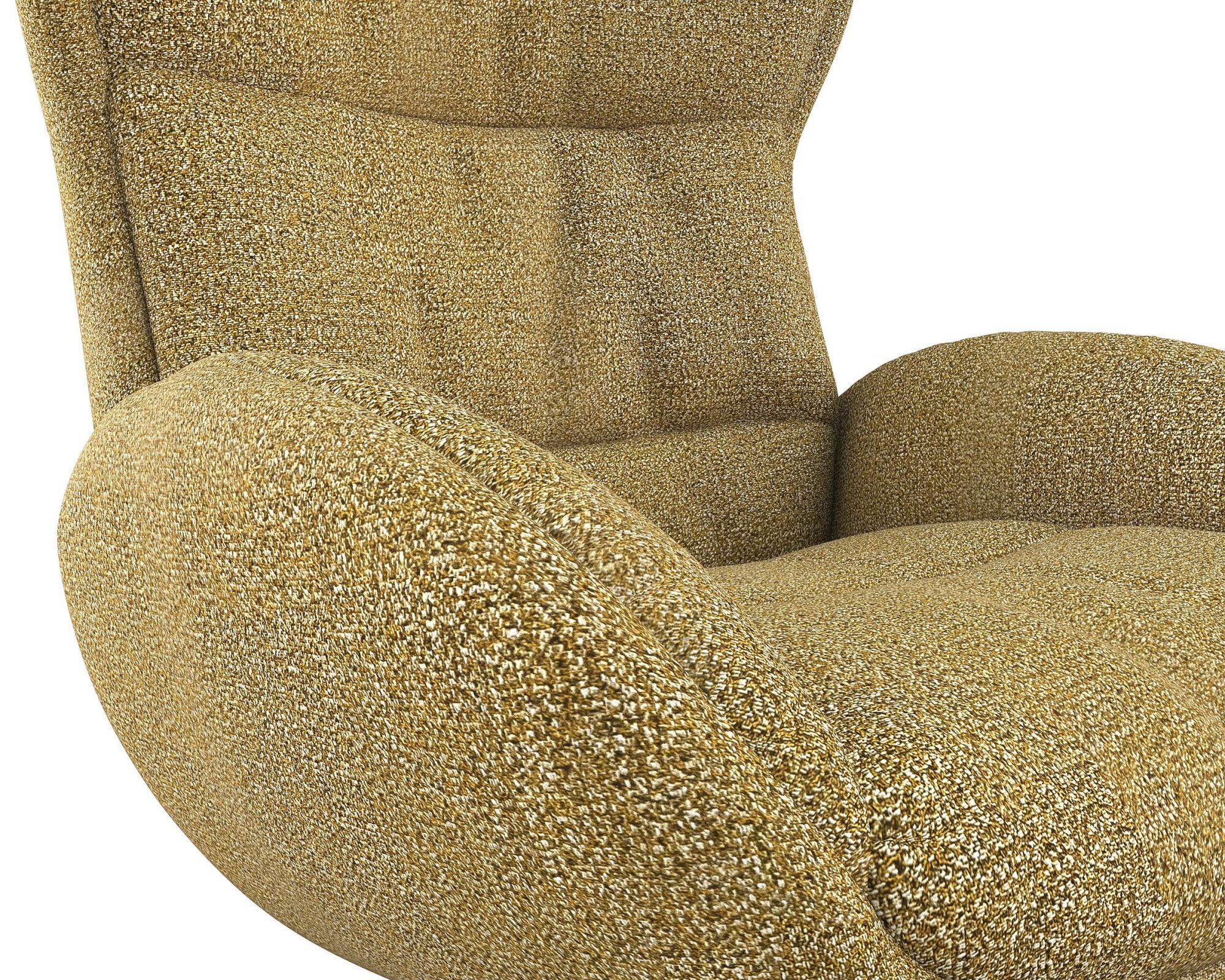 FLEXLUX Relaxfauteuil Haze, TV-stoel, fauteuil, stoffeerstoel Rugdeelverstelling, draaibaar, voet van aluminium