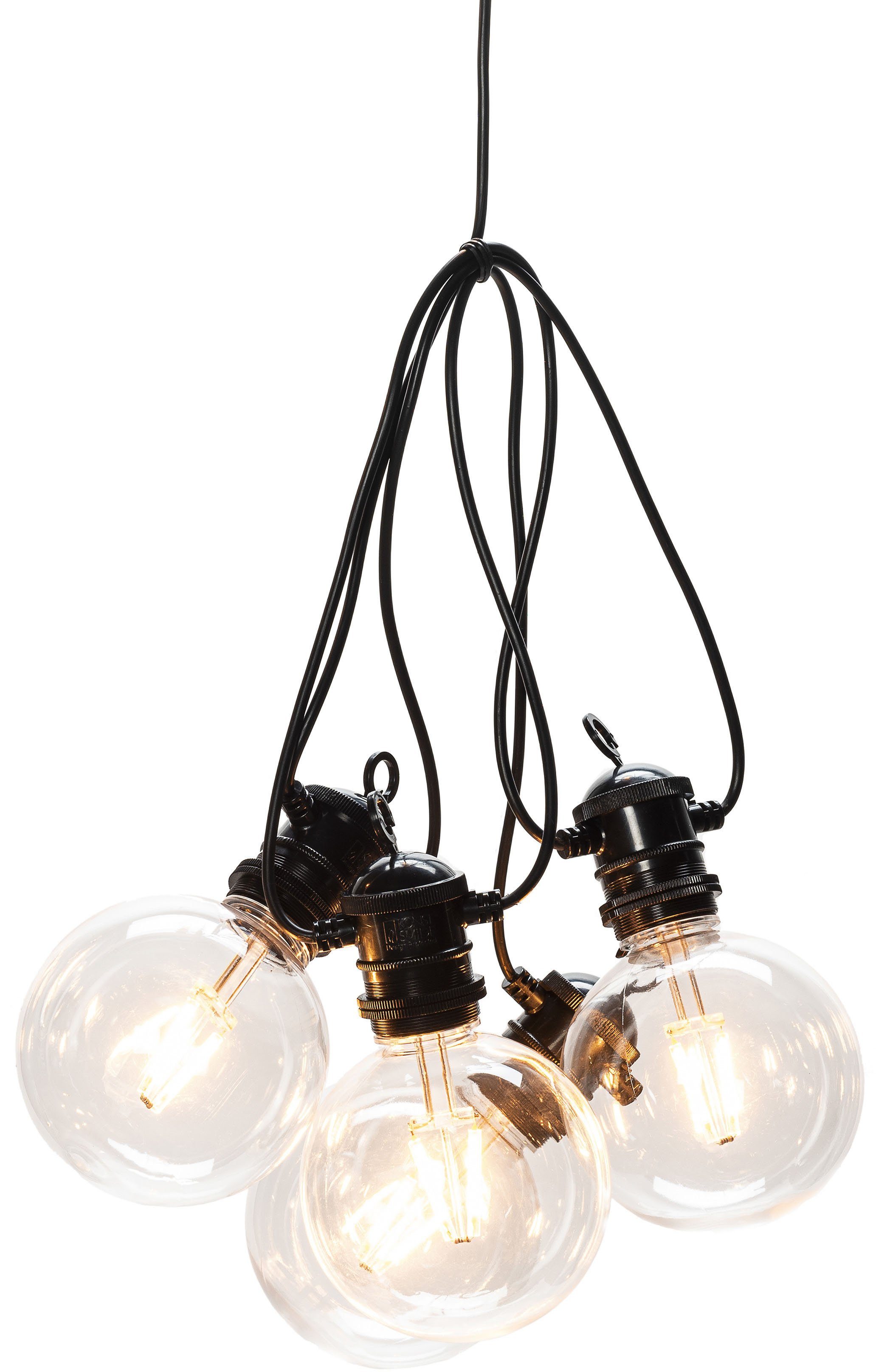 KONSTSMIDE Led-lichtsnoer Led globe biertuinverlichting uitbreiding, retrodesign (1 stuk)