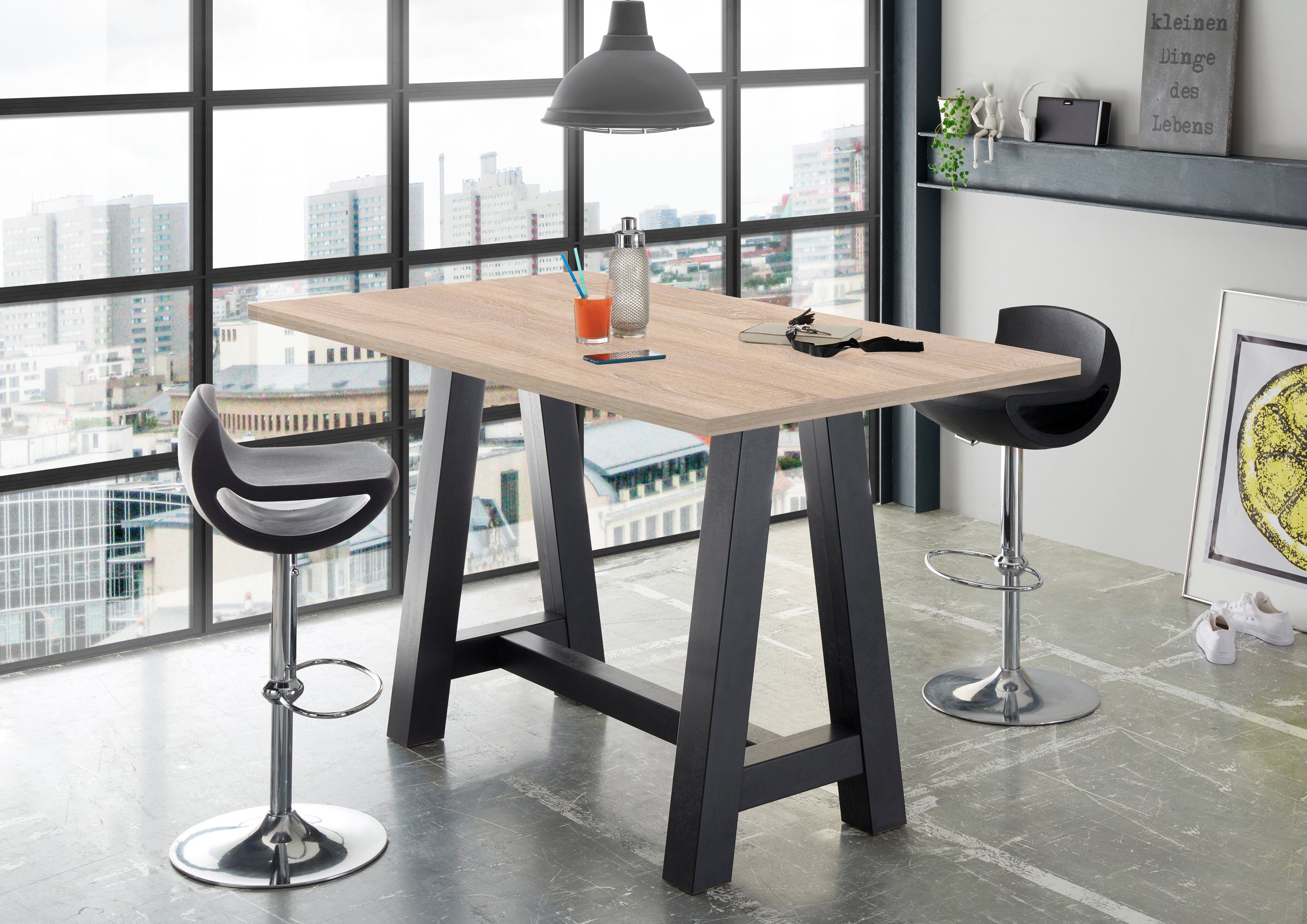 Mäusbacher Bartafel Frame in A-model (breedte 120, 140 of 160 cm)