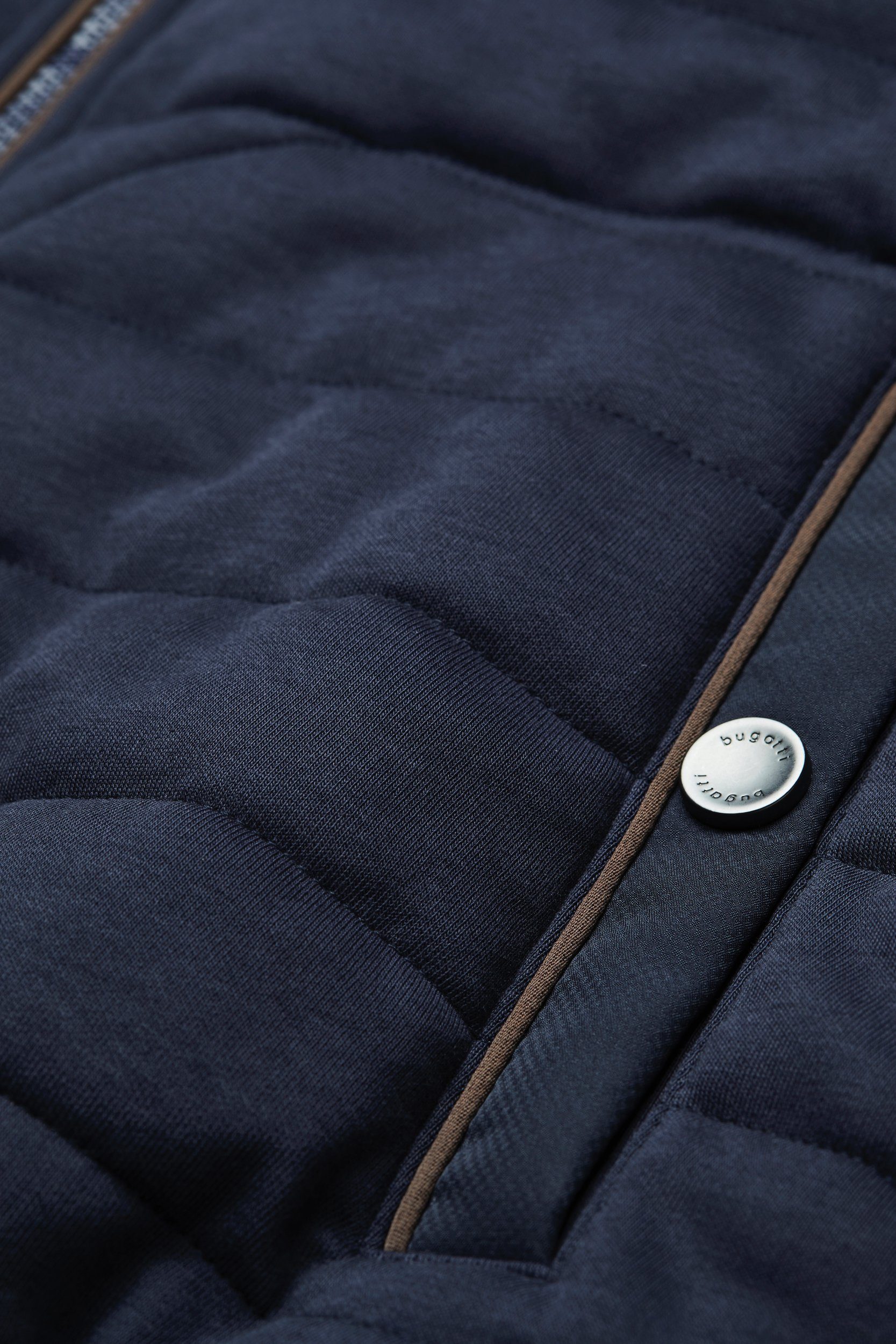 Bugatti Sweatvest met structuur