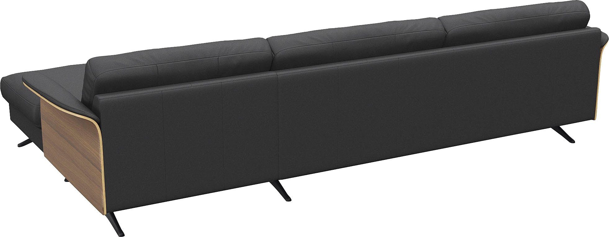 FLEXLUX Hoekbank Glow, super comfortabel door hoogwaardige zitconstructie met binnenvering, L-vorm