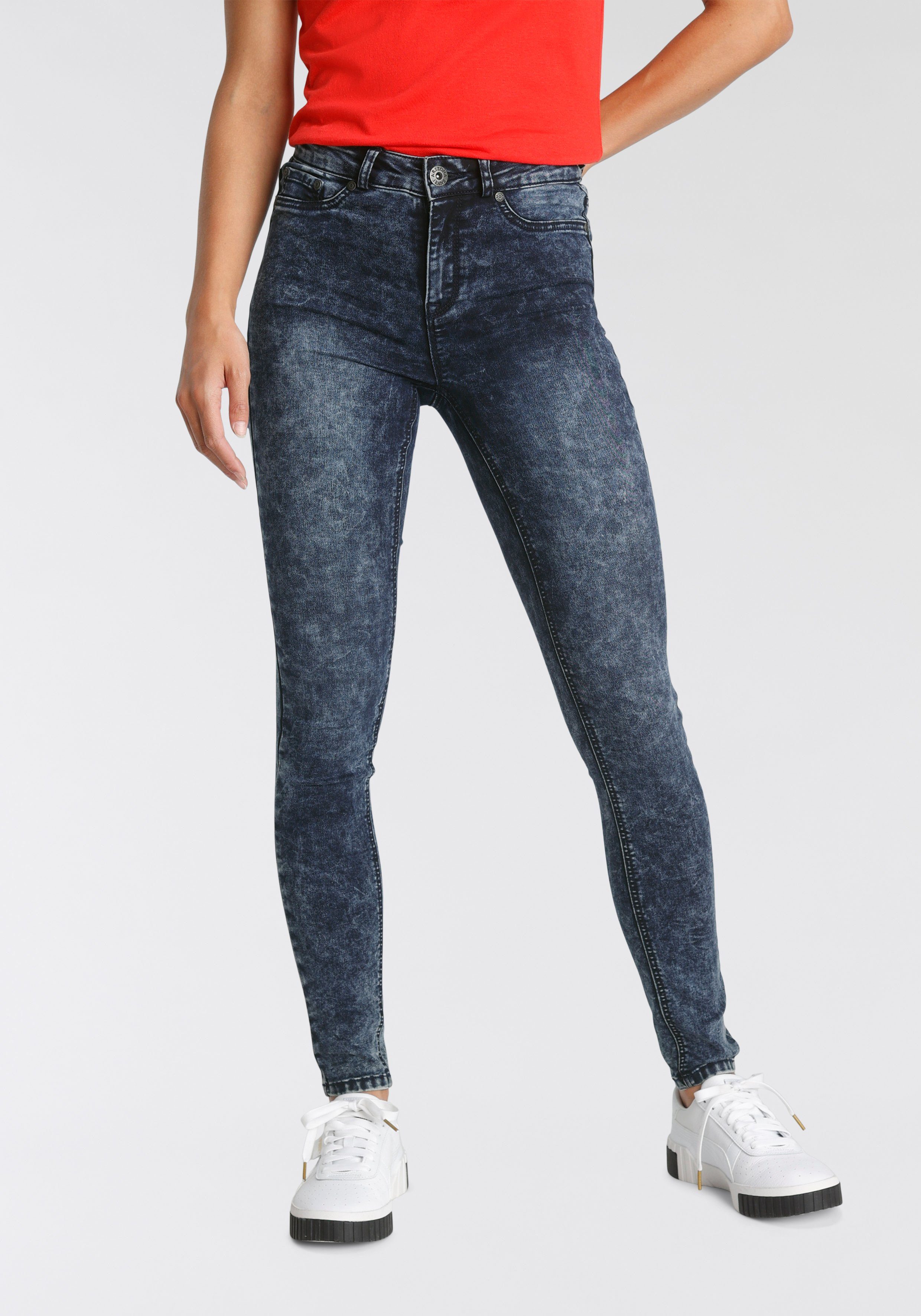 Arizona Skinny fit jeans Ultra Stretch moon washed Moonwashed jeans  makkelijk gevonden | OTTO