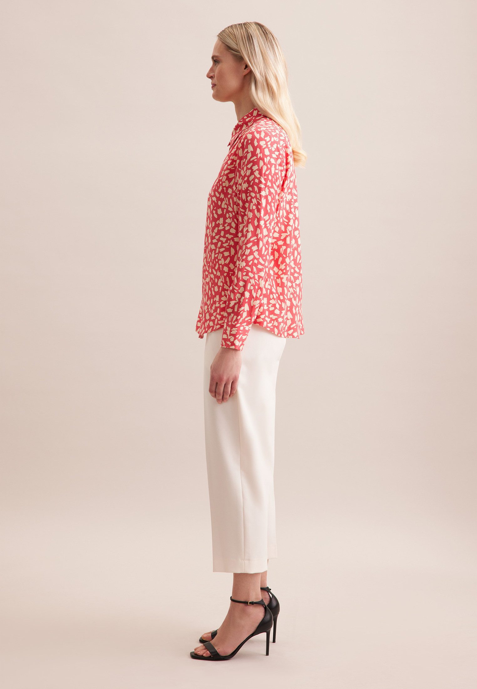 seidensticker Overhemdblouse Zwarte roos