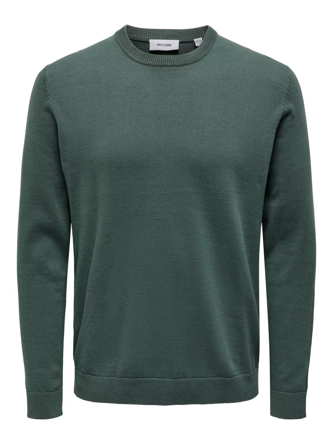ONLY & SONS Trui met ronde hals ONSALEX 12 SOLID CREW NECK KNIT