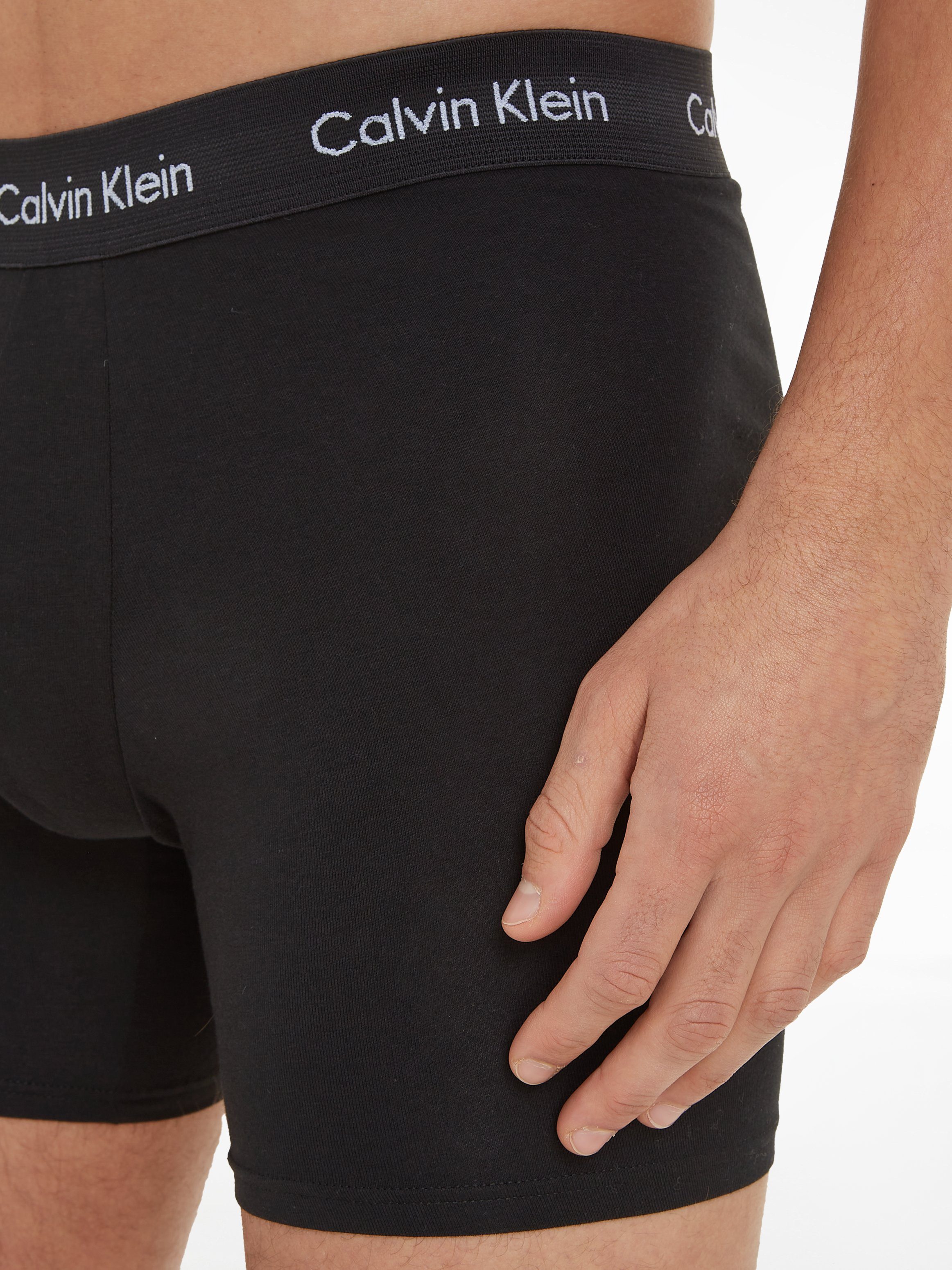 Calvin Klein Boxershort CK lange boxer met langere pijpen (set, 3 stuks)