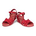 panama jack sandaaltjes vera basics met een verstelbaar riempje rood