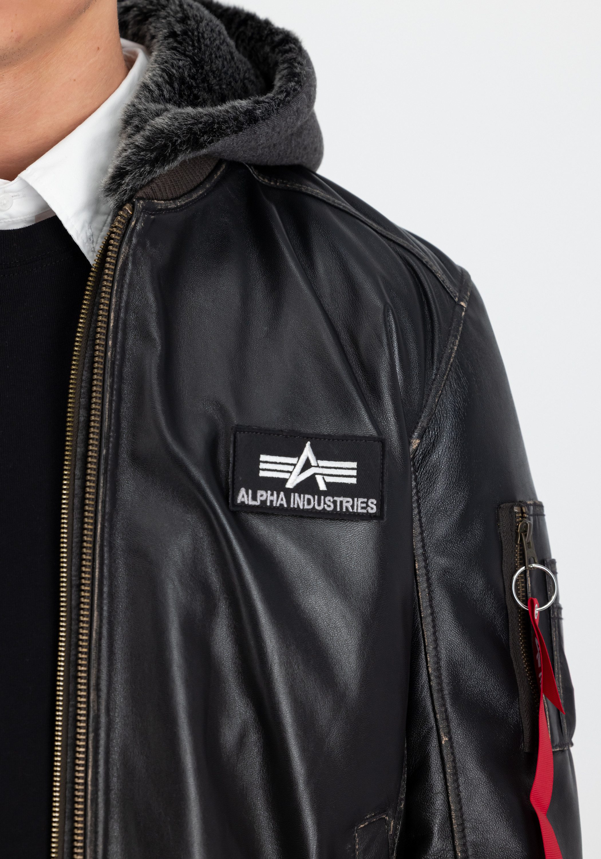 Alpha Industries Leren jack Alpha Industries Men - Leather & Vegan Jackets