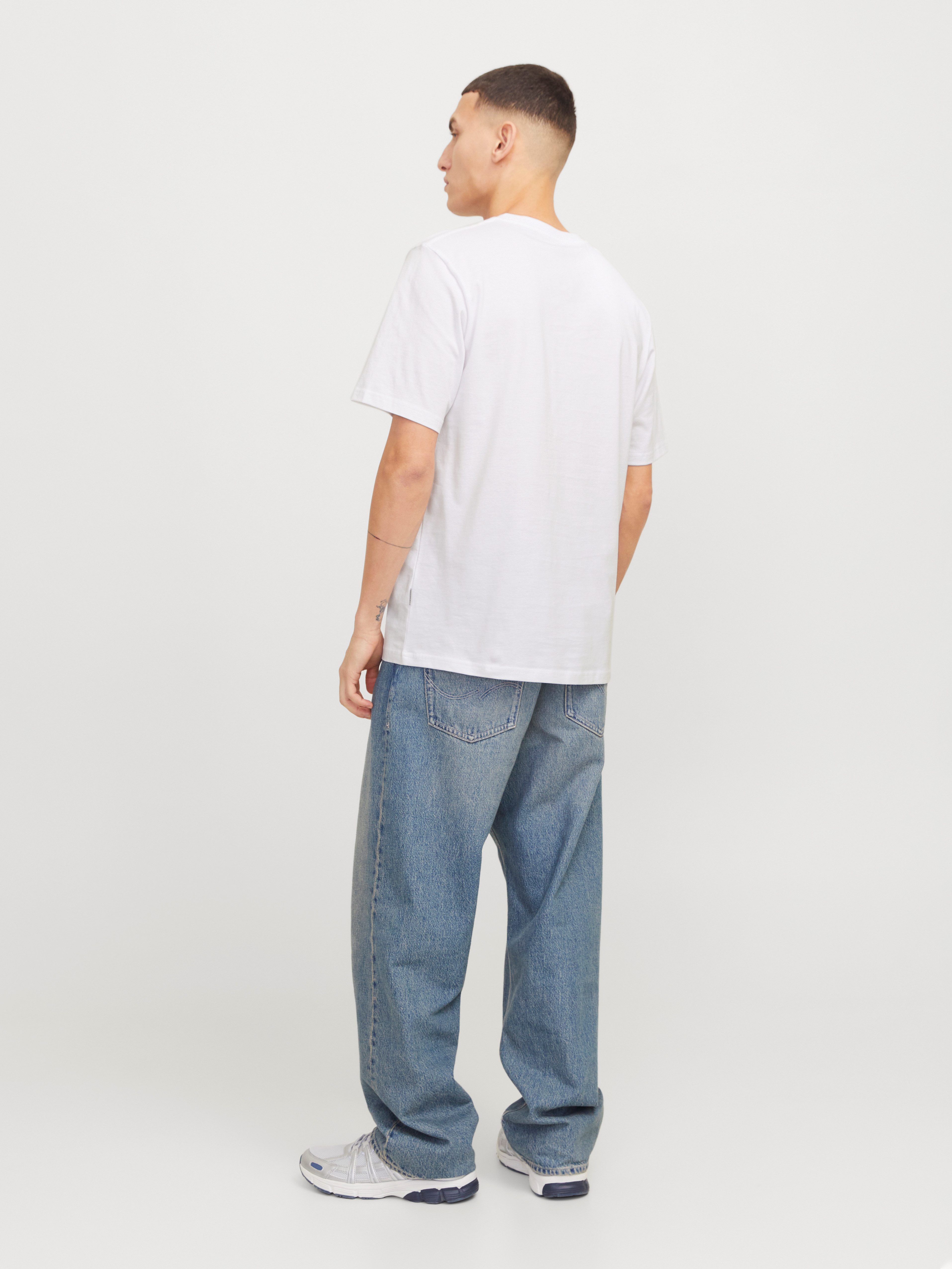 Jack & Jones T-shirt JORANATOMY SKULL TEE SS CREW NECK LN
